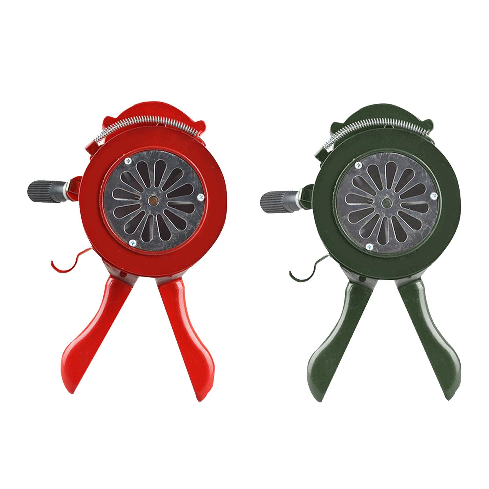 Manual Hand Crank Loud 550Hz Air ALARMS Alarm for Factories Port Flood Control Red