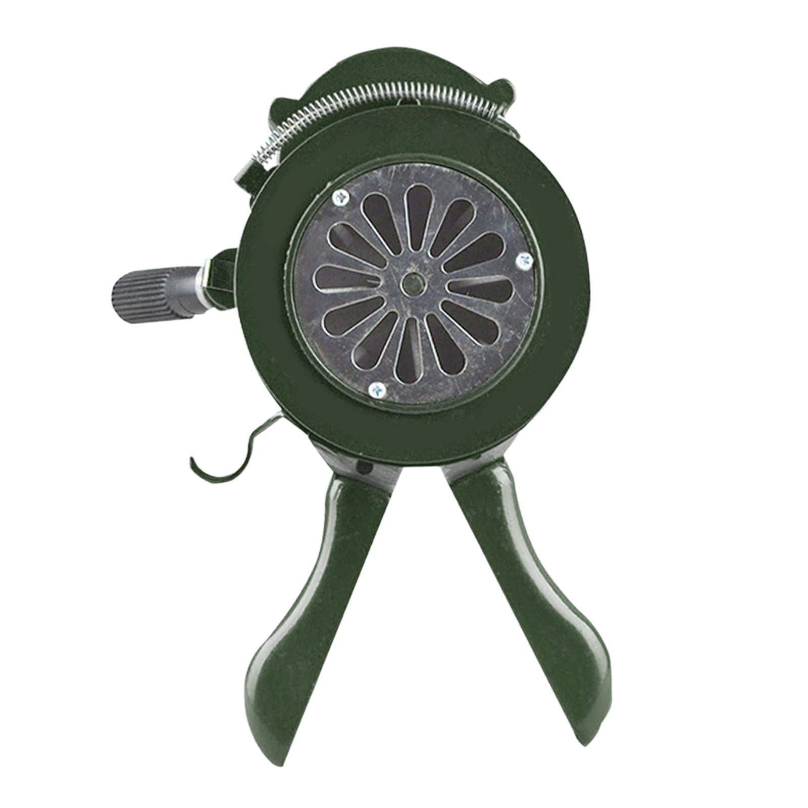 Manual Hand Crank Loud 550Hz Air ALARMS Alarm for Factories Port Flood Control Green