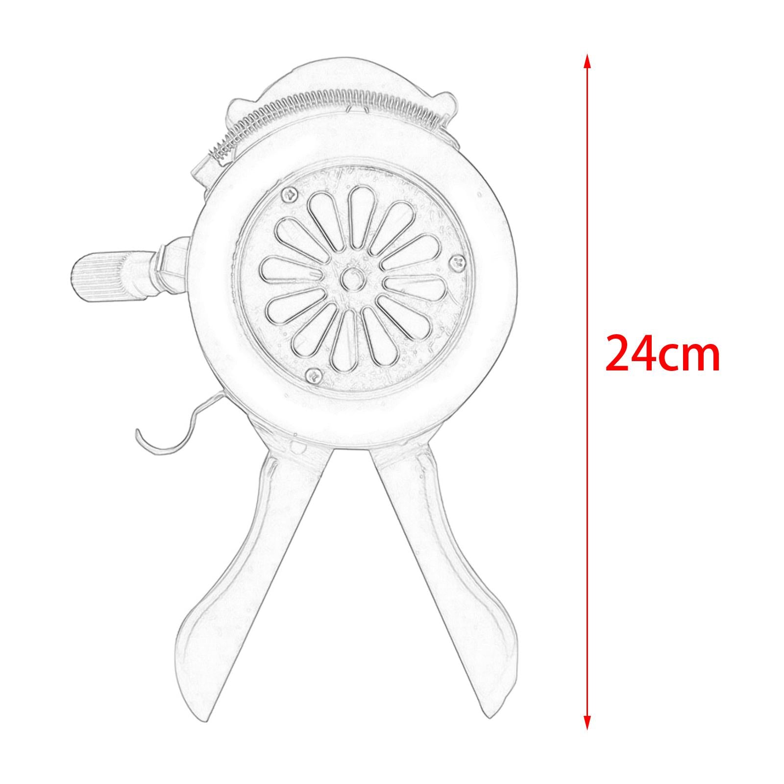 Manual Hand Crank Loud 550Hz Air ALARMS Alarm for Factories Port Flood Control Green