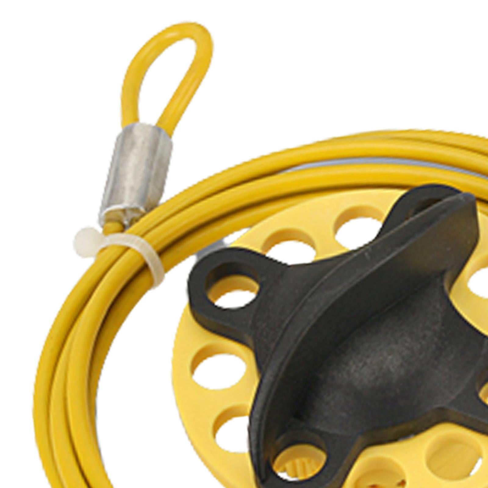 Adjustable Lockout Cable Safety Cable Lock for Disconnect Switches Equipment