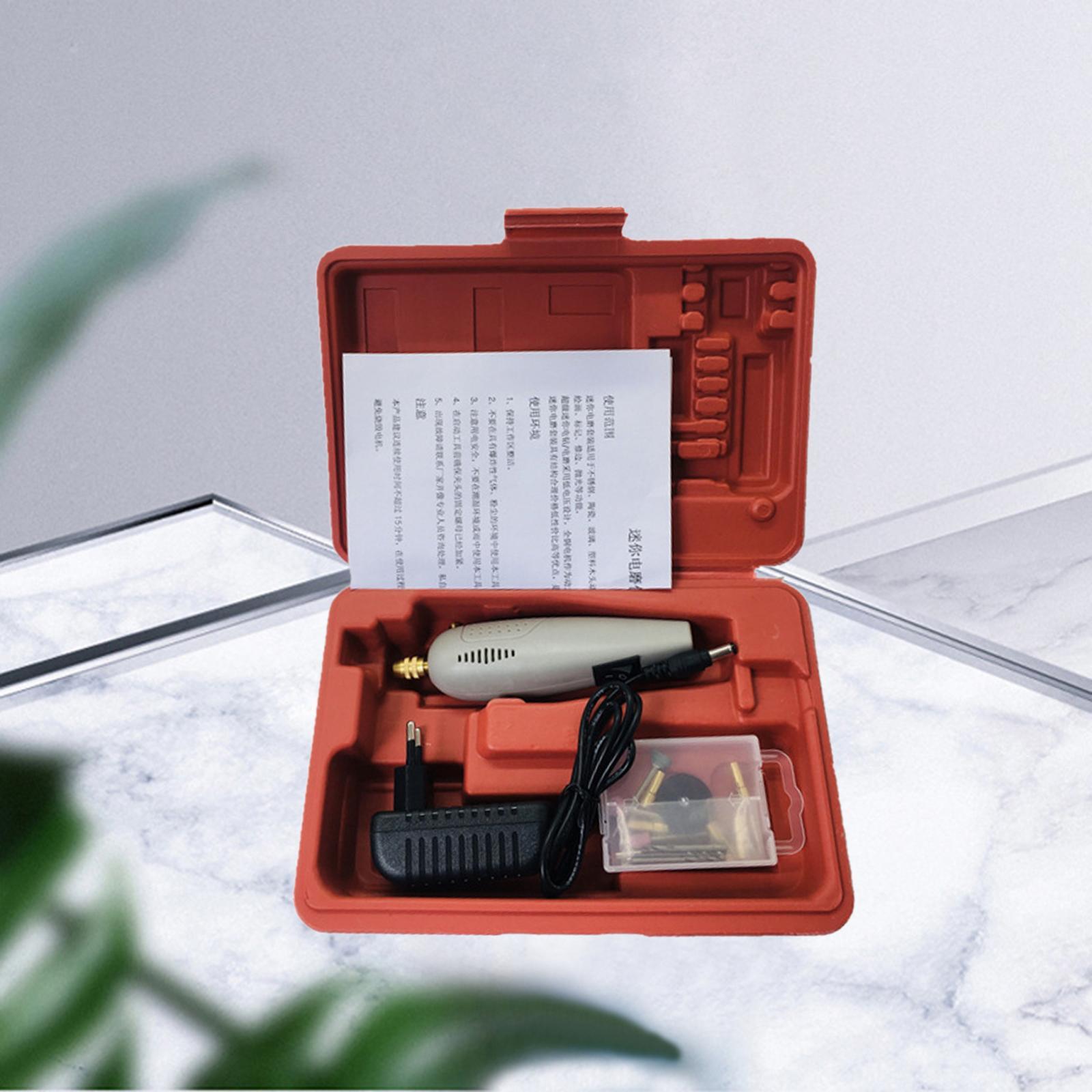 Cordless Rotary Tool Multipurpose High Speed for Drilling Milling EU Adapter