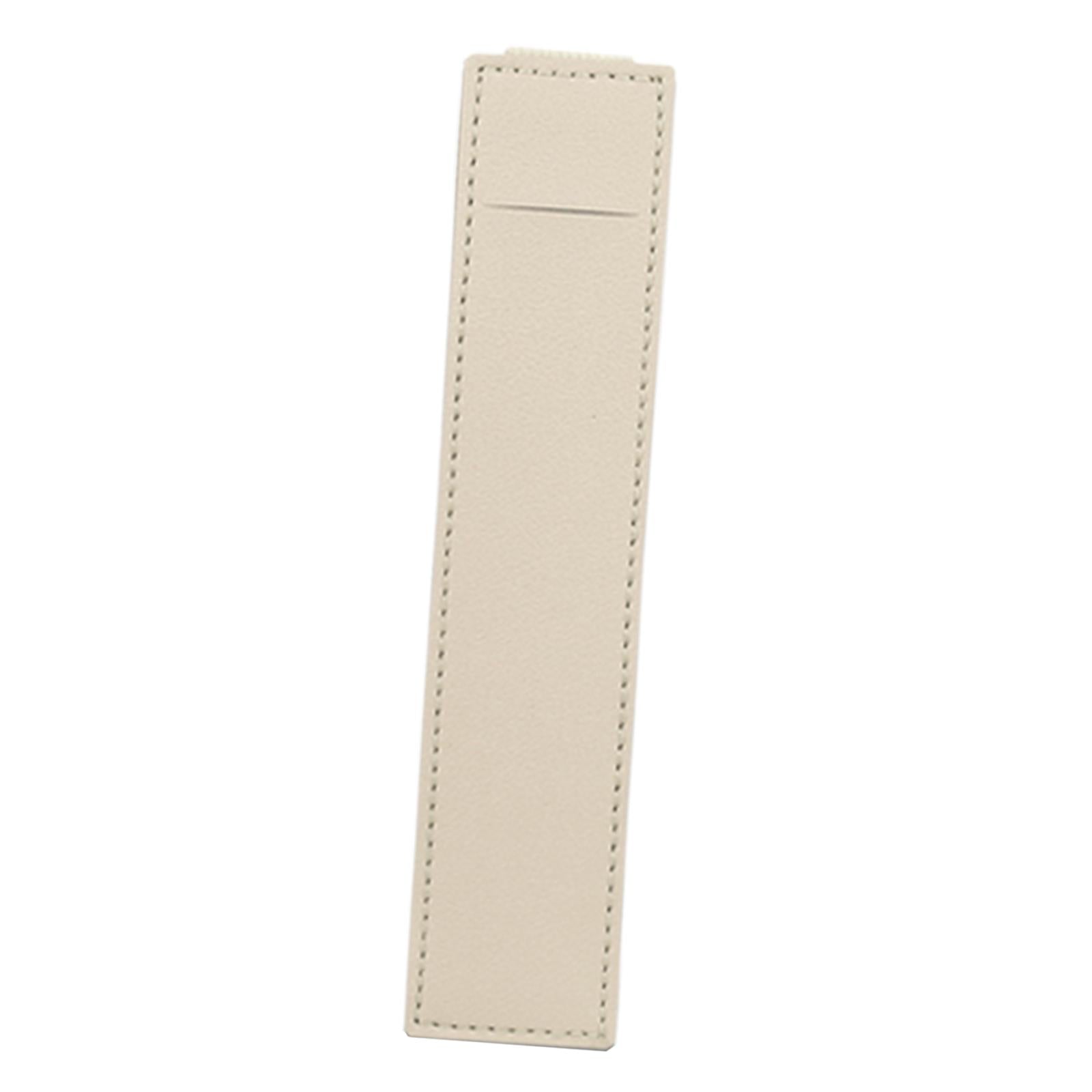 2xElastic Band Pen Holder Pen Sleeve for Hardcover Journals Planners Notebooks Beige