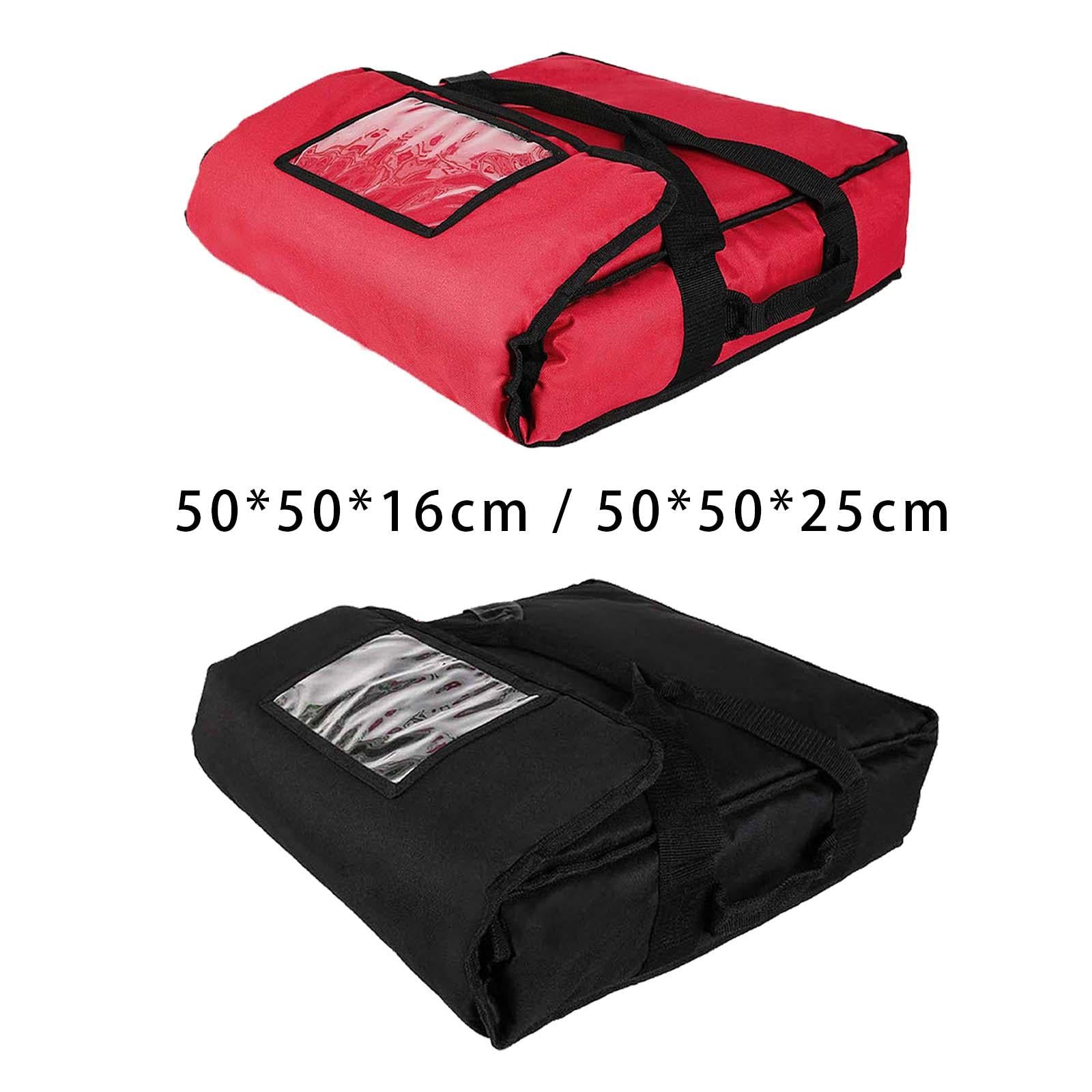 Pizza Develivey Bag Delivery Insulation Bag for Professional Catering Travel Red 50x50x16cm