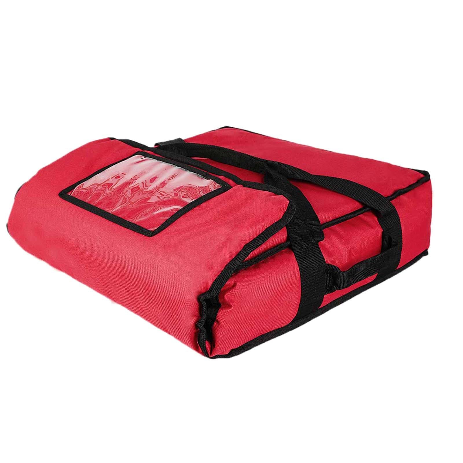 Pizza Develivey Bag Delivery Insulation Bag for Professional Catering Travel Red 50x50x16cm