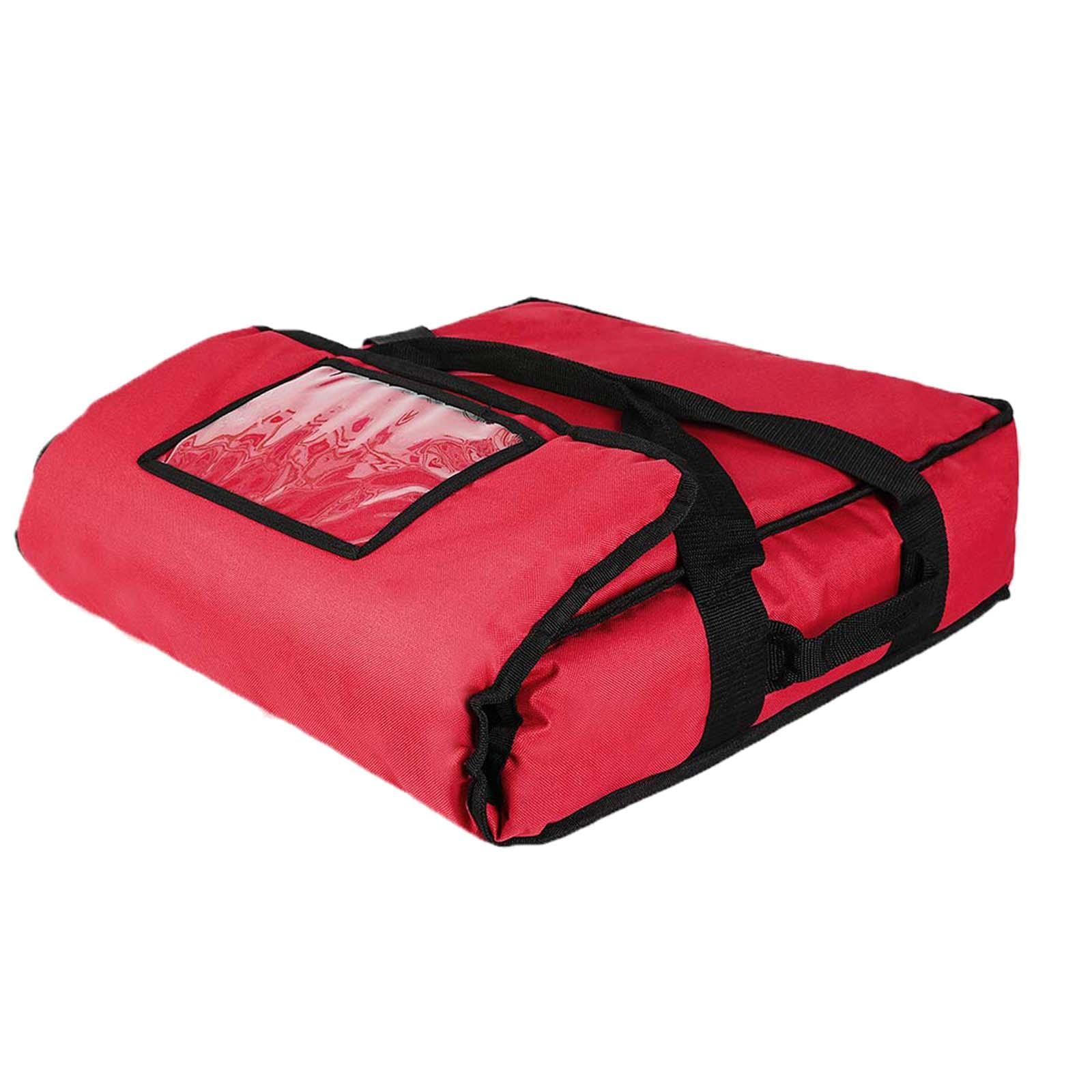 Pizza Develivey Bag Delivery Insulation Bag for Professional Catering Travel Red 50x50x25cm