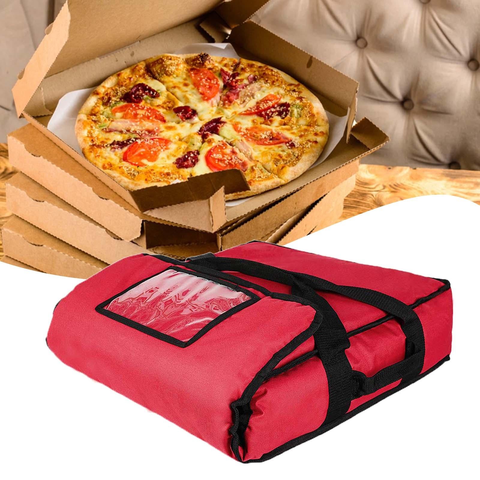 Pizza Develivey Bag Delivery Insulation Bag for Professional Catering Travel Red 50x50x25cm