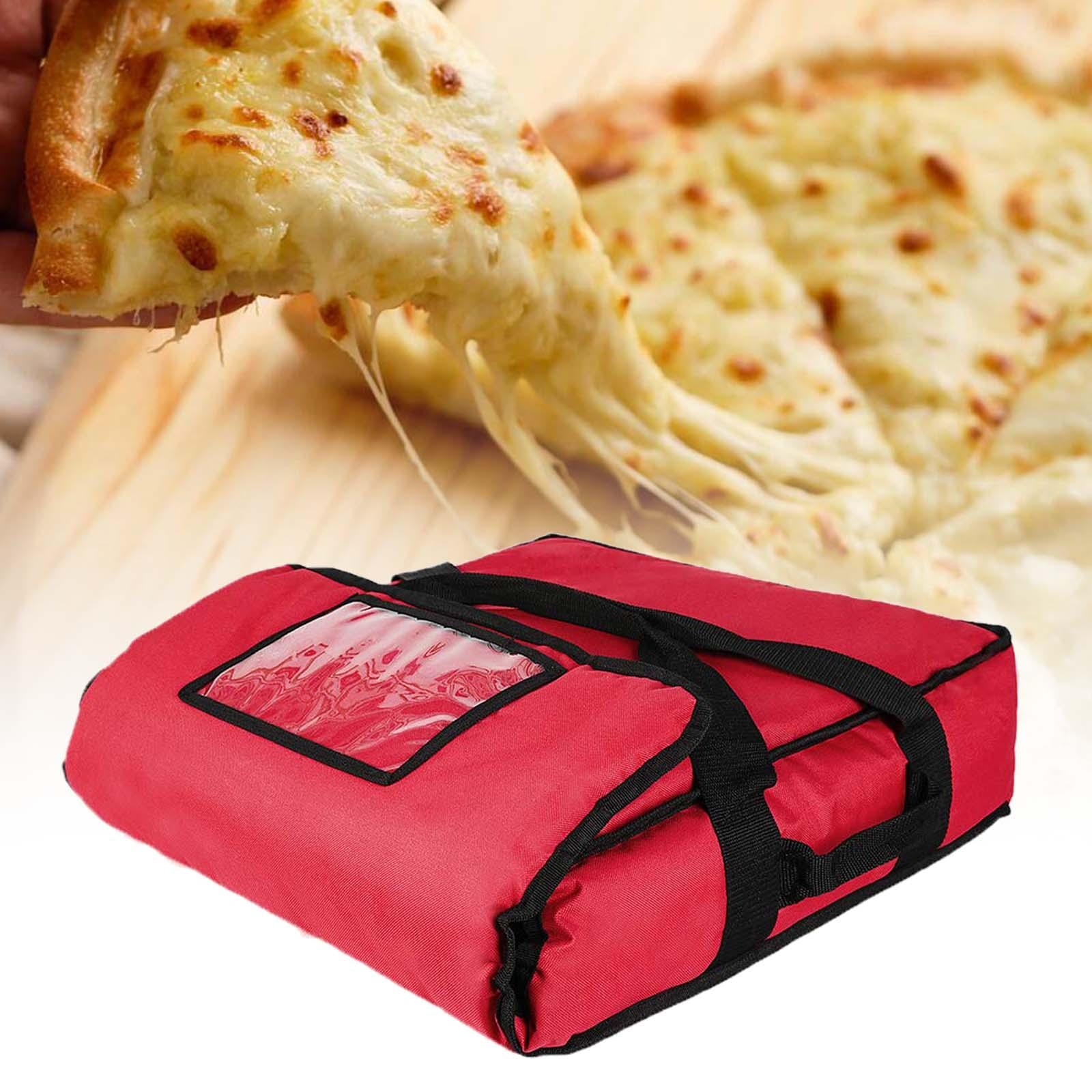 Pizza Develivey Bag Delivery Insulation Bag for Professional Catering Travel Red 50x50x25cm