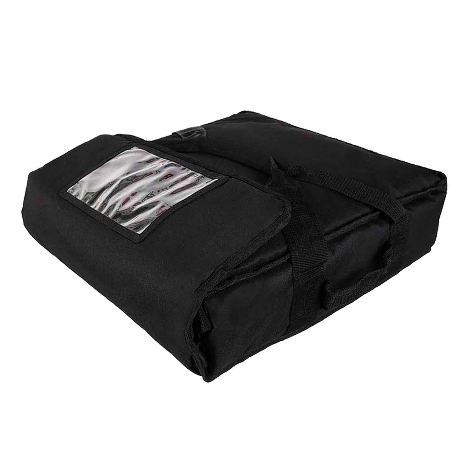 Pizza Develivey Bag Delivery Insulation Bag for Professional Catering Travel Black 50x50x16cm