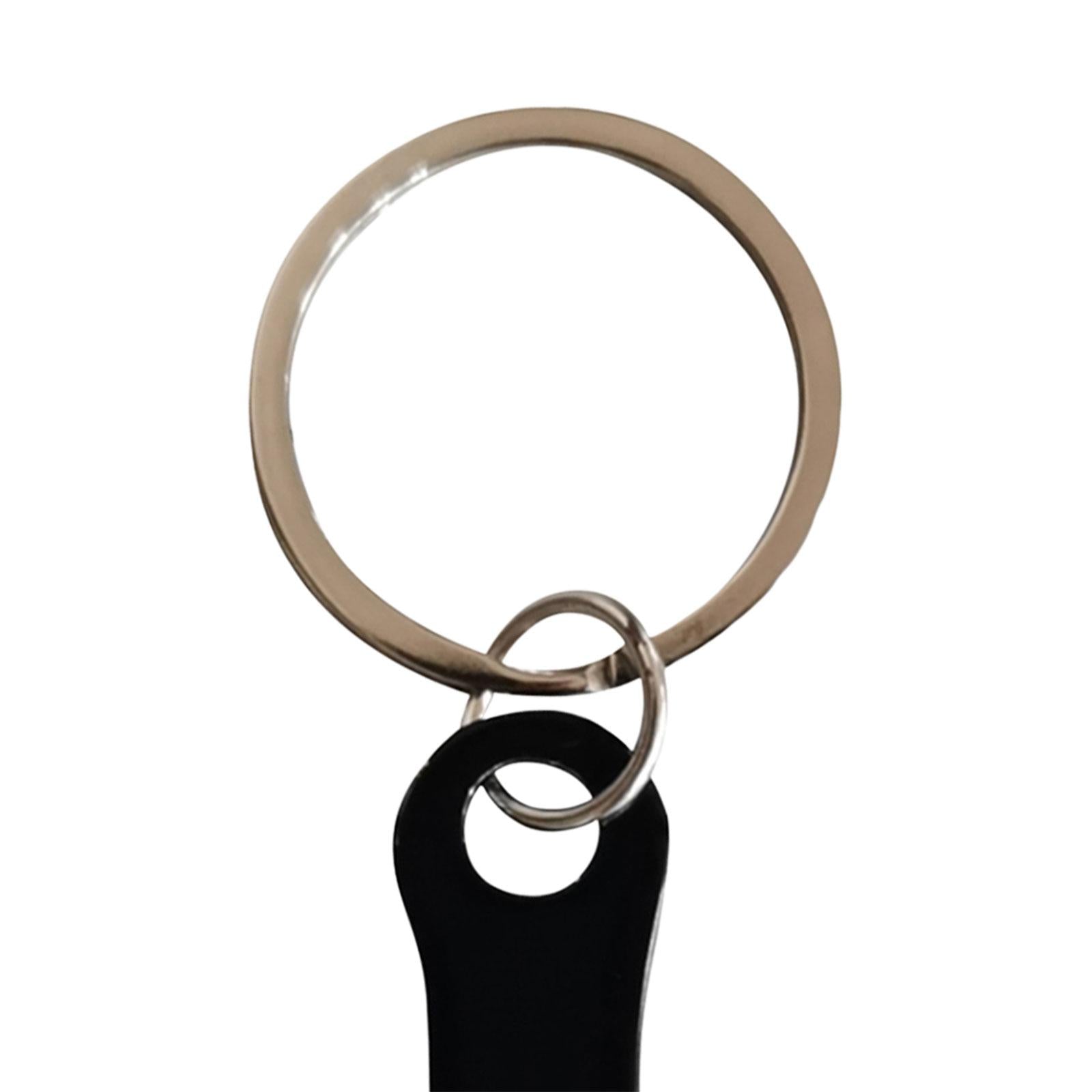 Shopping Trolley Tokens Metal Removable Stable Decorative Portable Key Rings 2 Pieces
