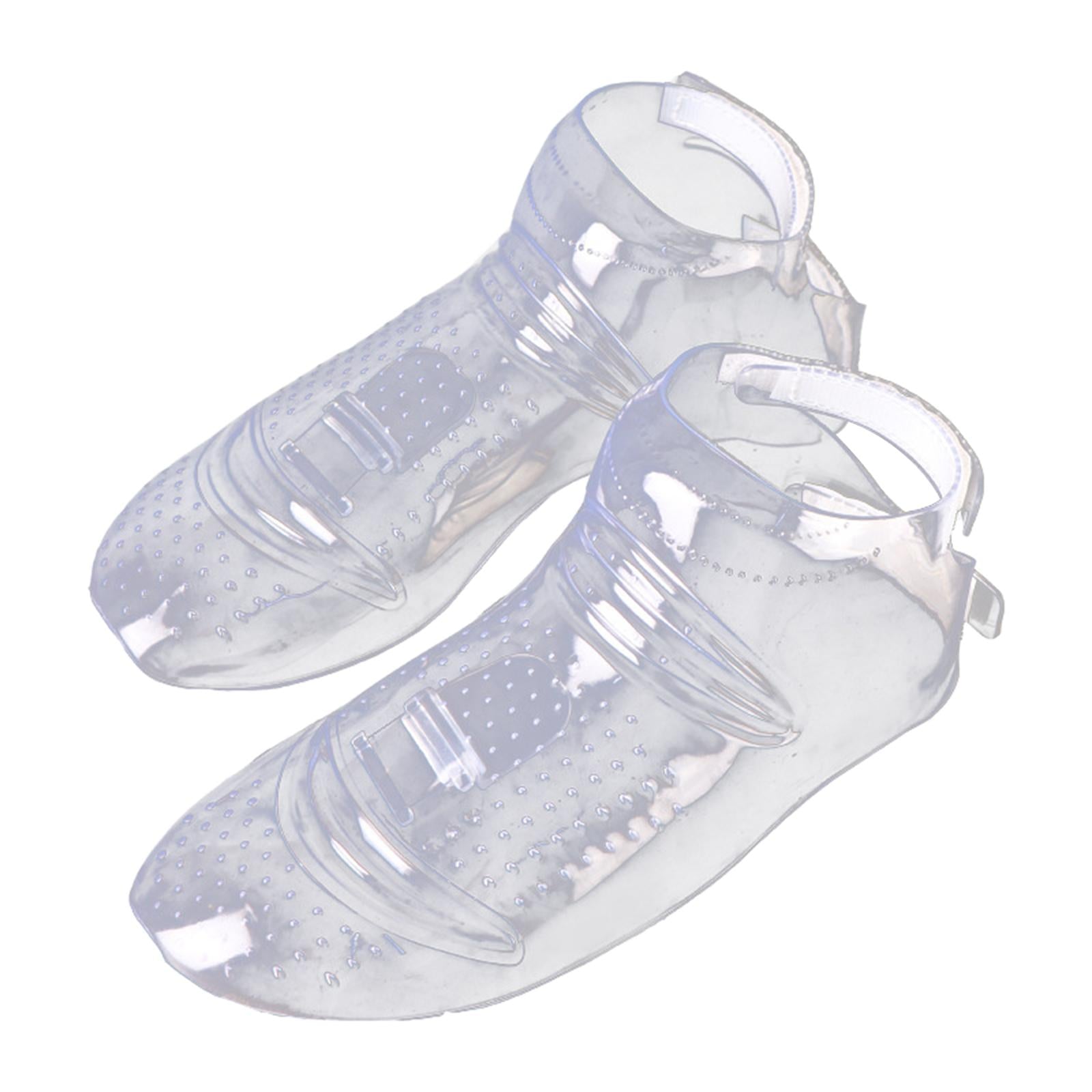 Barber Shoe Cover Transparent Hair Cutting Overshoe for Hair Dye or Hair Cut Salon 1 Pair