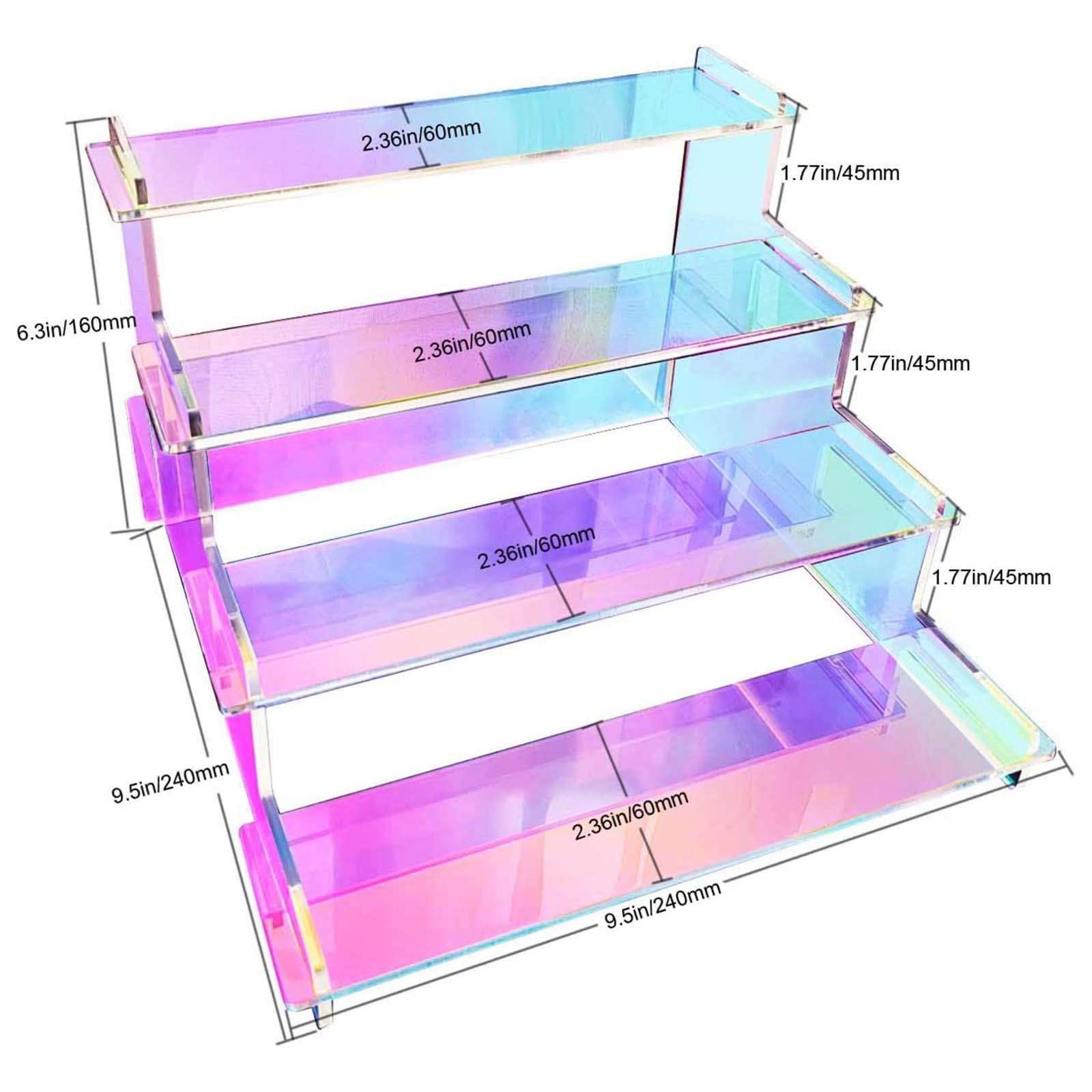 Acrylic Display Riser Shelf Modern Cake Display Rack for Doll Model Cosmetic