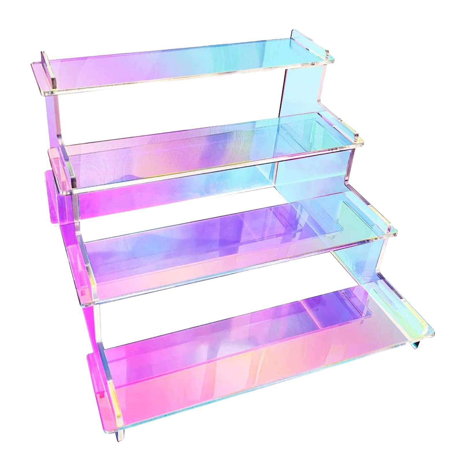 Acrylic Display Riser Shelf Modern Cake Display Rack for Doll Model Cosmetic