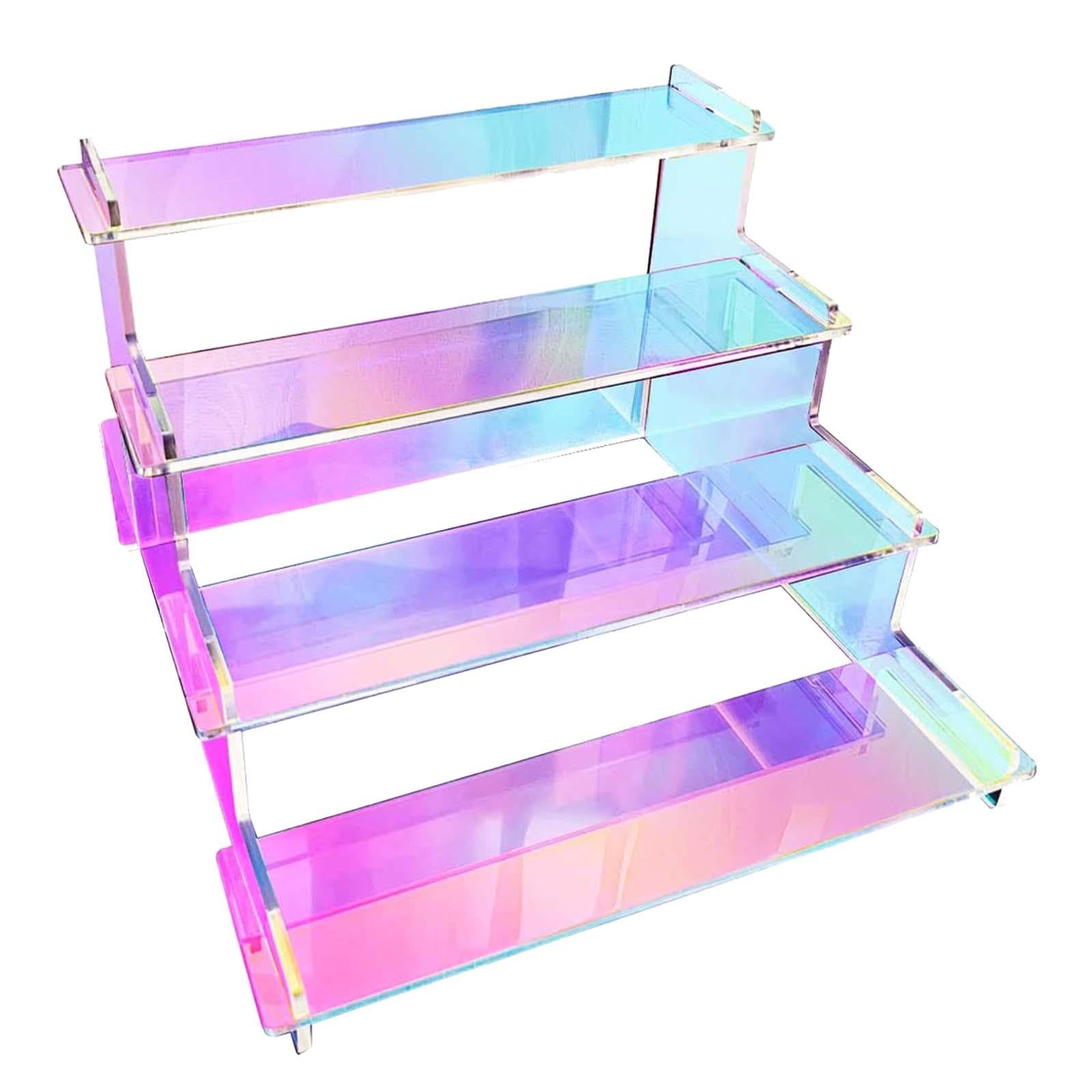 Acrylic Display Riser Shelf Modern Cake Display Rack for Doll Model Cosmetic