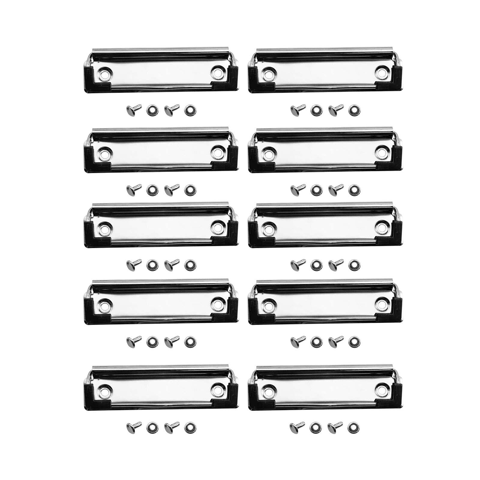 10x Clips for Clipboard Document File Board Clips for School Business Office