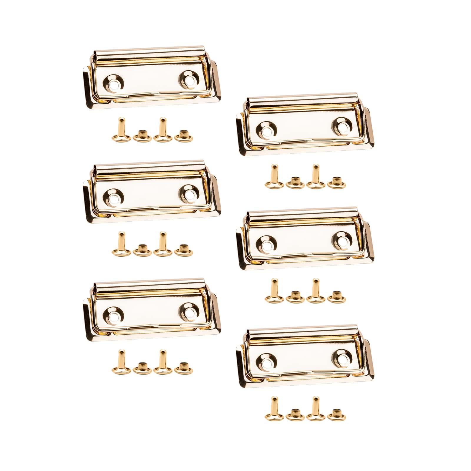 6Pcs Clips for Clipboard Low Profile Clipboard Clips for Stationery Supplies