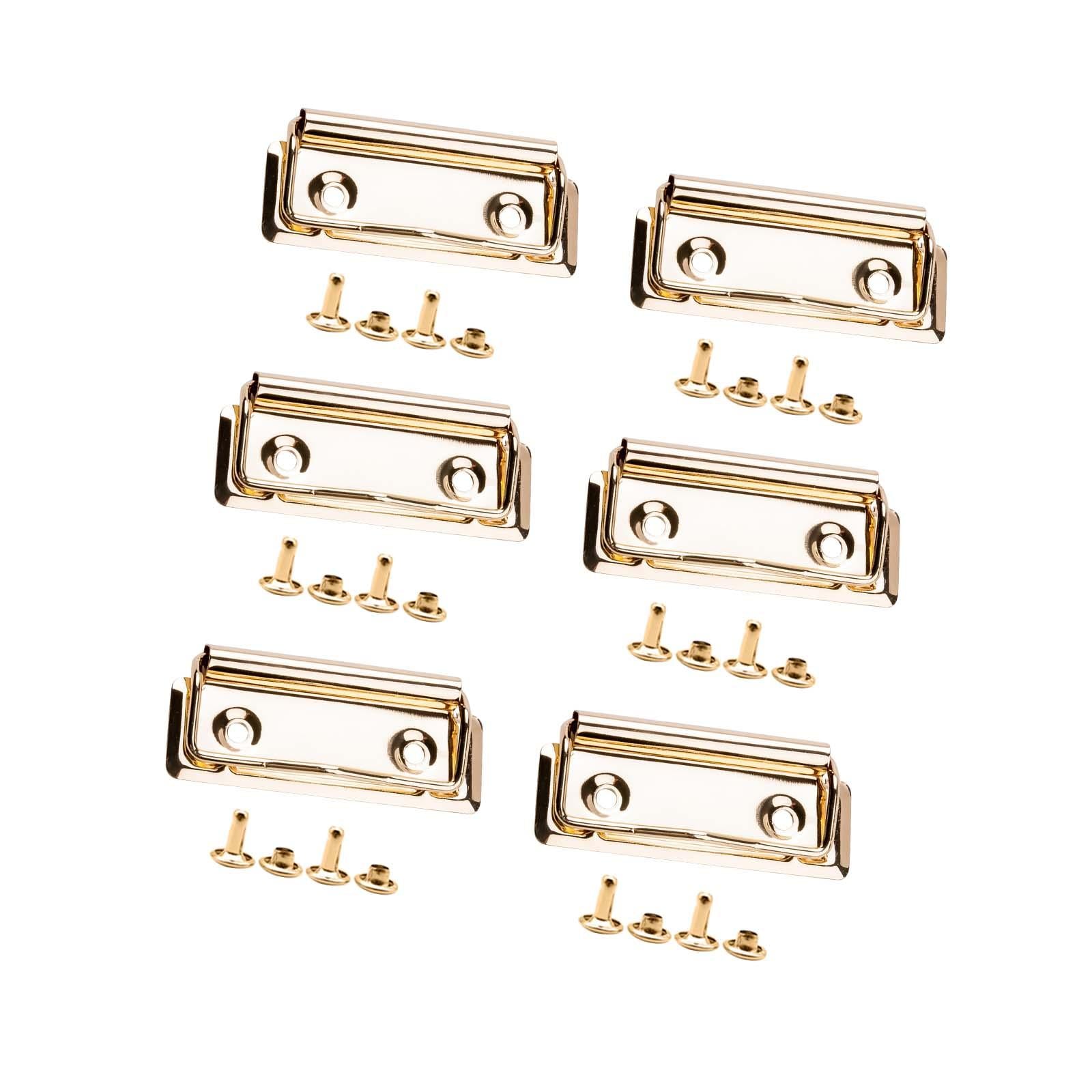 6Pcs Clips for Clipboard Low Profile Clipboard Clips for Stationery Supplies