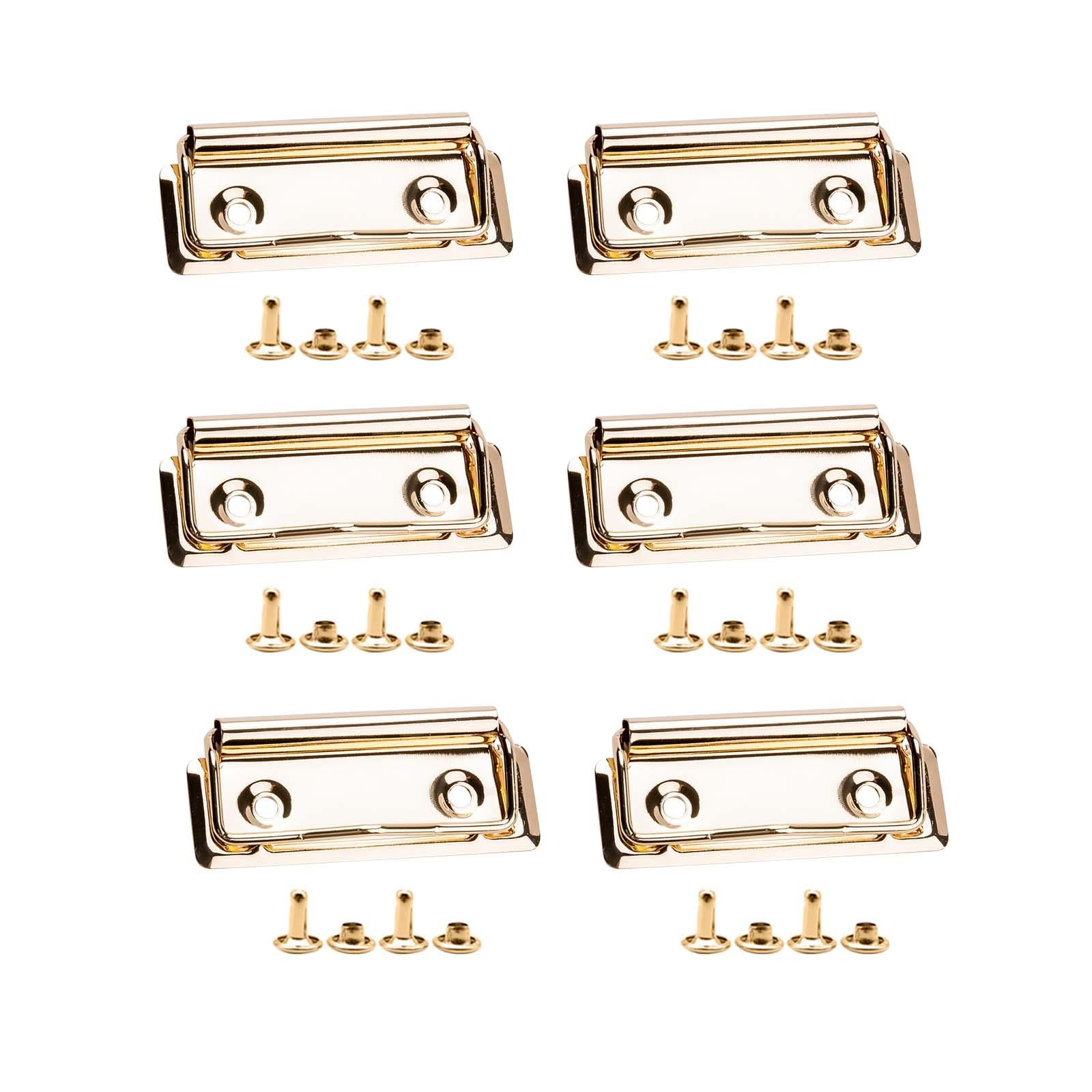 6Pcs Clips for Clipboard Low Profile Clipboard Clips for Stationery Supplies