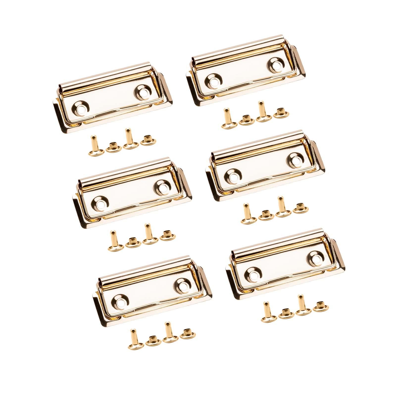 6Pcs Clips for Clipboard Low Profile Clipboard Clips for Stationery Supplies