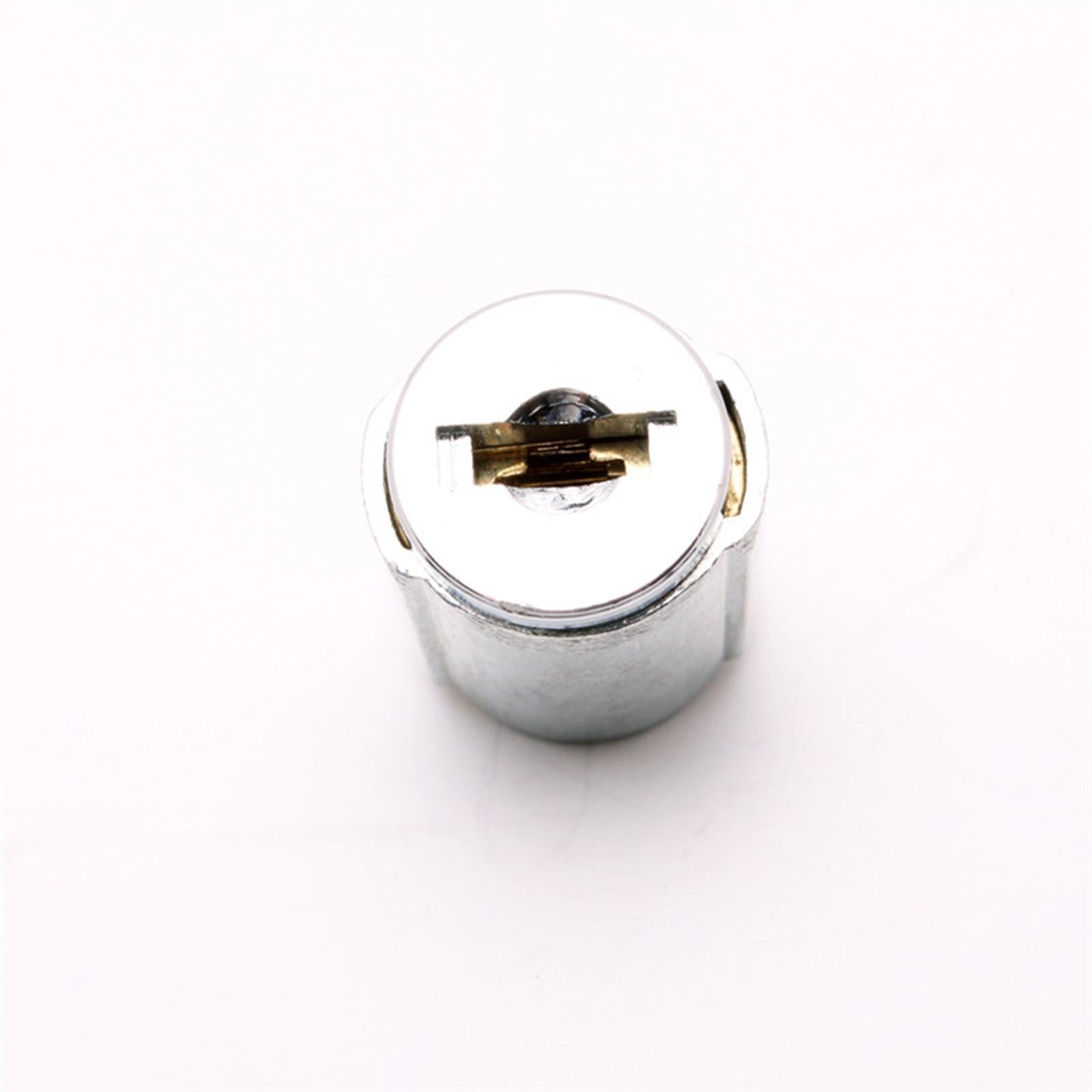 Cabinet Lock with Keys Refrigerator Lock Hasp Lock Cylinder Lock with 2 Keys