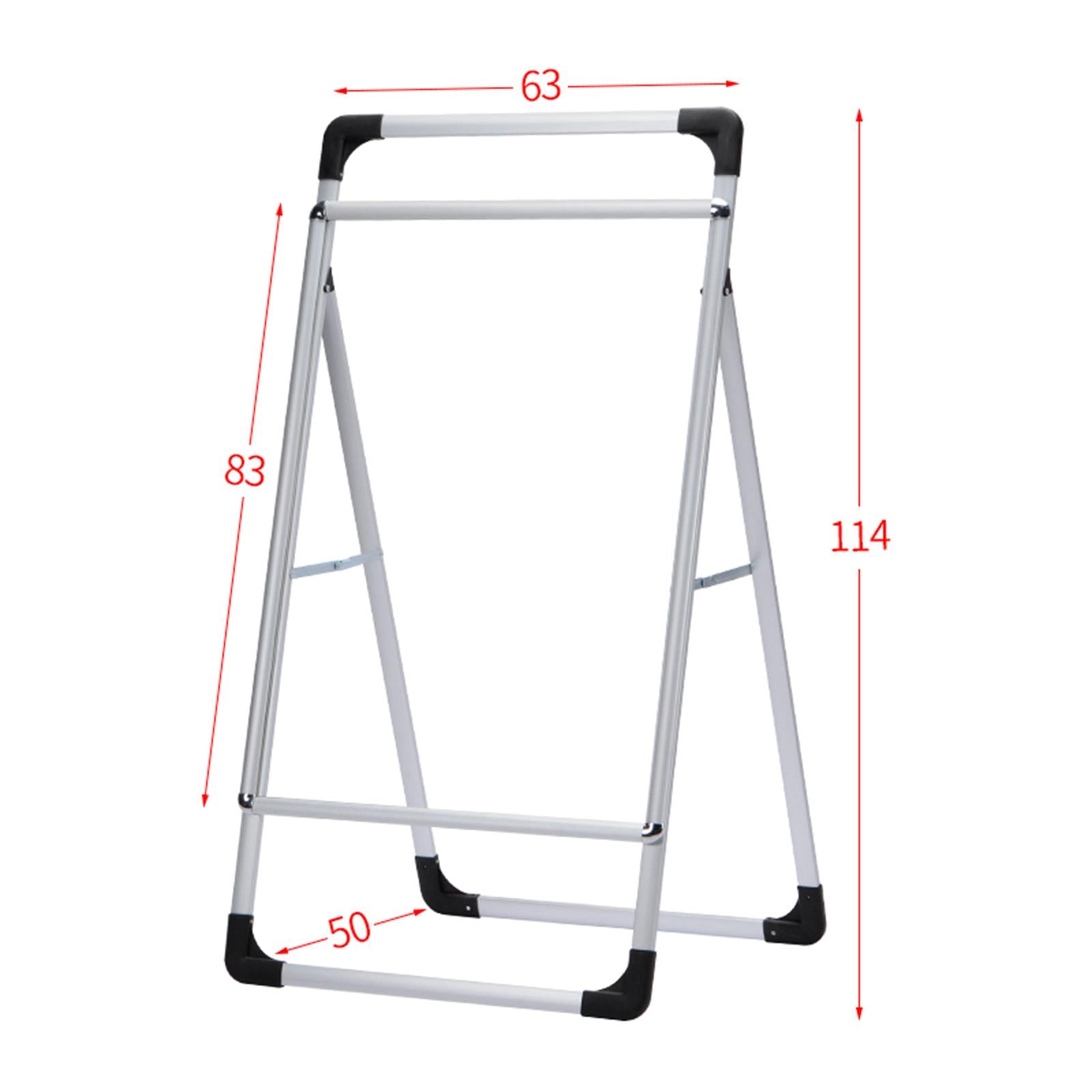 Sidewalks Poster Stand Metal Outdoor Sign Holder for Restaurant Markets 80cm