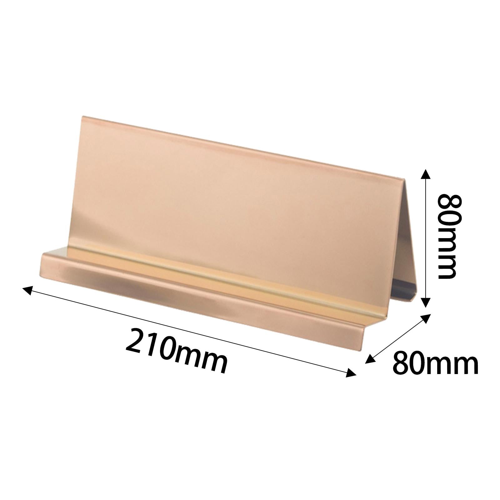 Wallet Display Stand Holder Simple Storage Shelf for Home Drawing Room Party Rose Gold