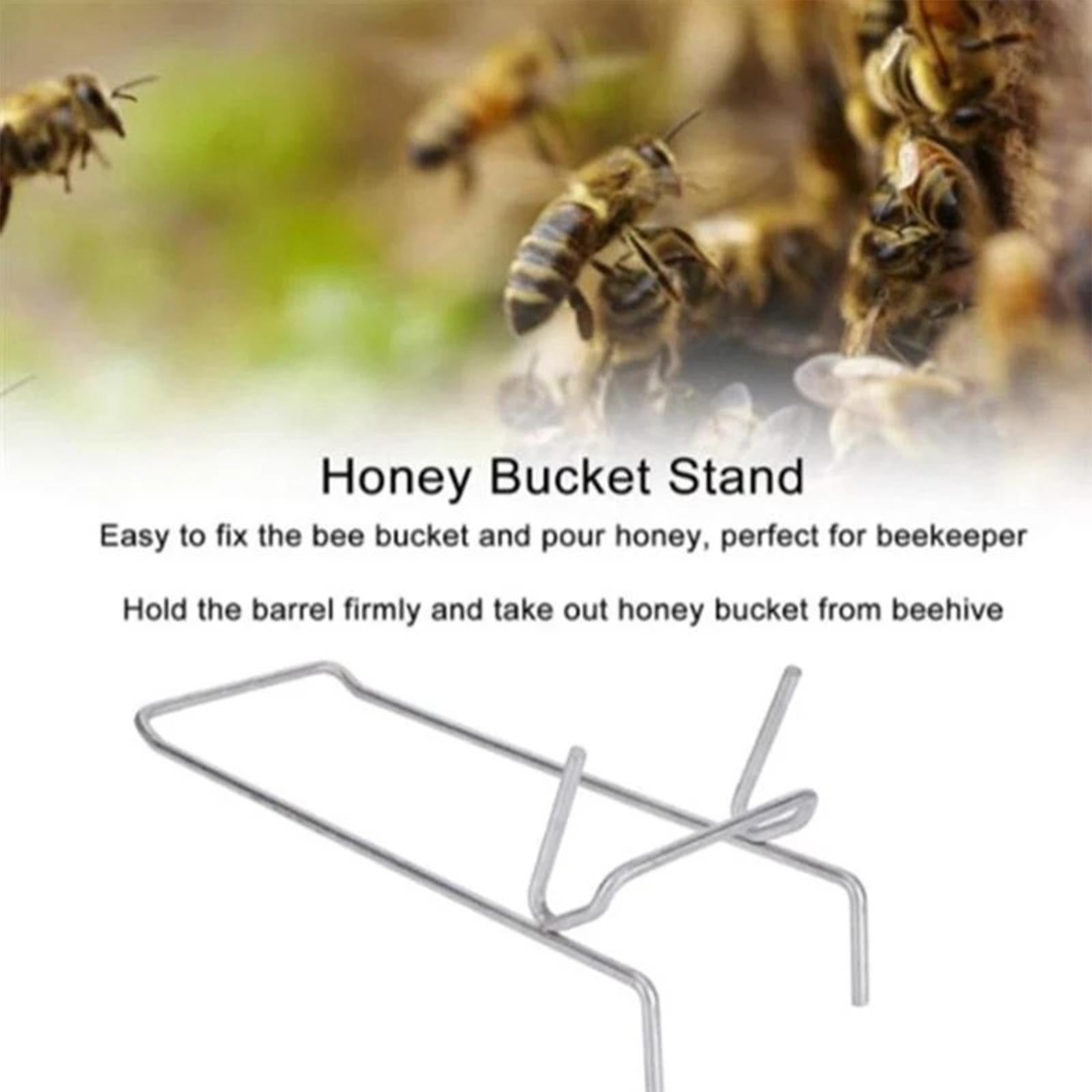 Bee Bucket Holder 1 Piece Sturdy Honey Extractor for Outdoor Garden Workshop