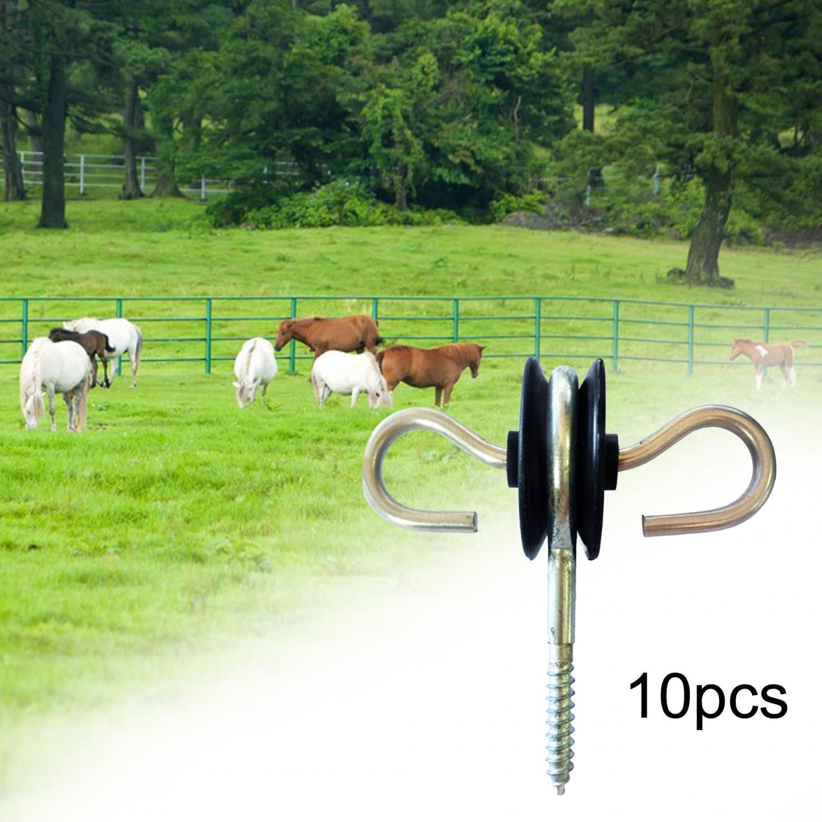 10Pcs Electric Fence Insulator Grid System Accessories Fence Wire Insulators