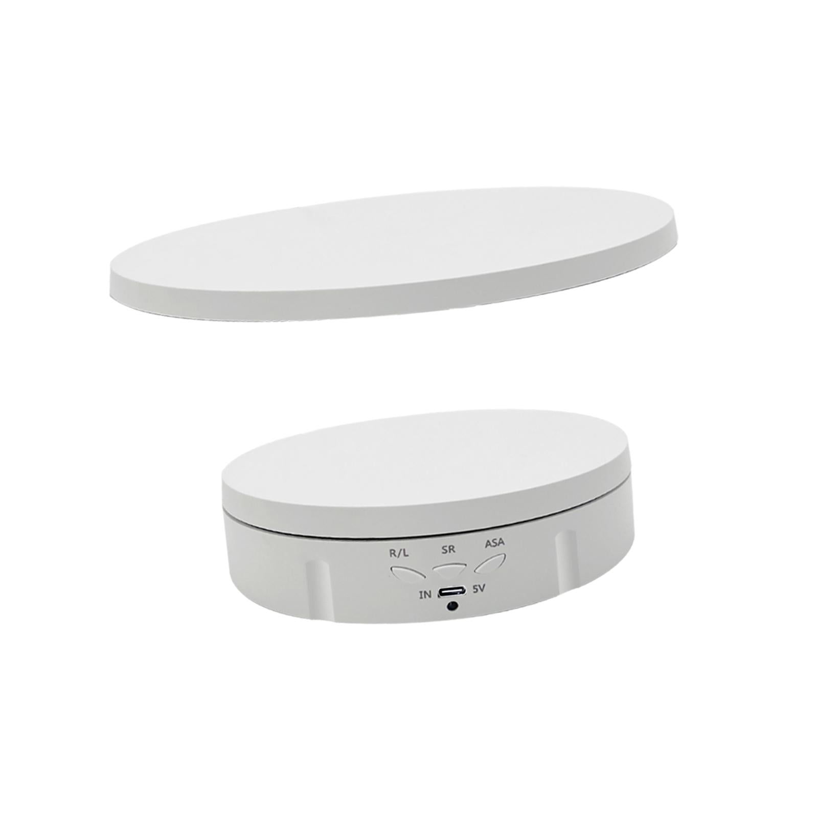 360 Degree Motorized Turntable Display Stand for Model Product Display White