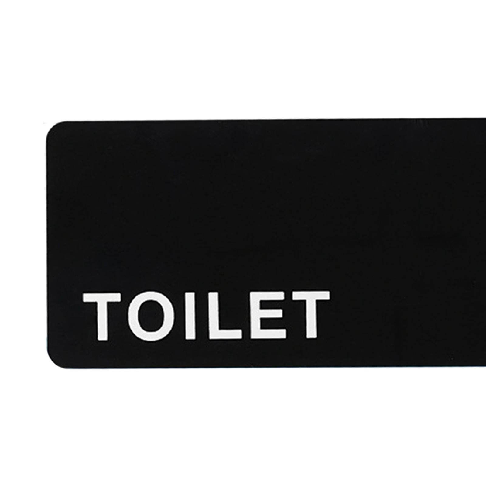 Toilet Sign Acrylic Men Women Signboard for Office Shopping Mall Coffee Shop