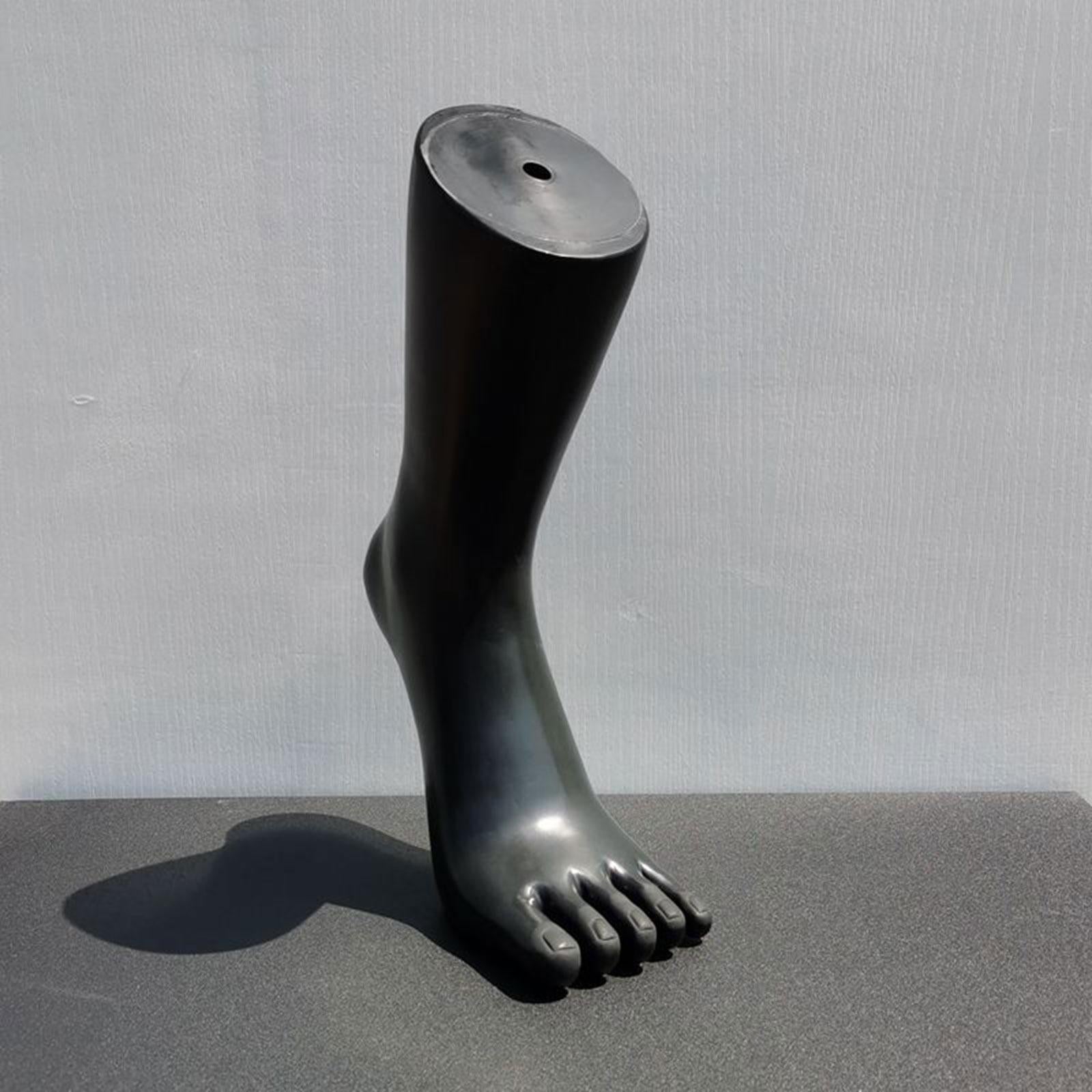 Mannequin Feet Model Shoes Displays Model Sock Display for Shop Socks Chains black left