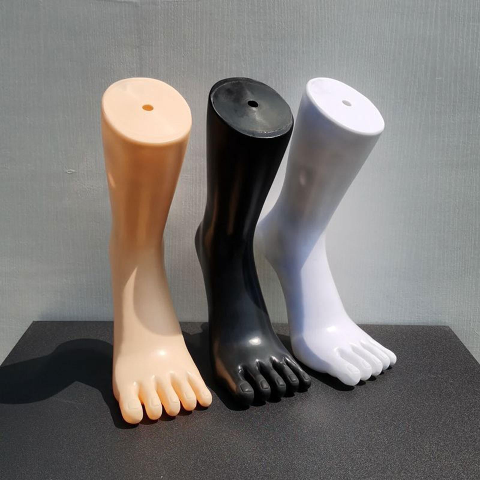 Mannequin Feet Model Shoes Displays Model Sock Display for Shop Socks Chains skin color left