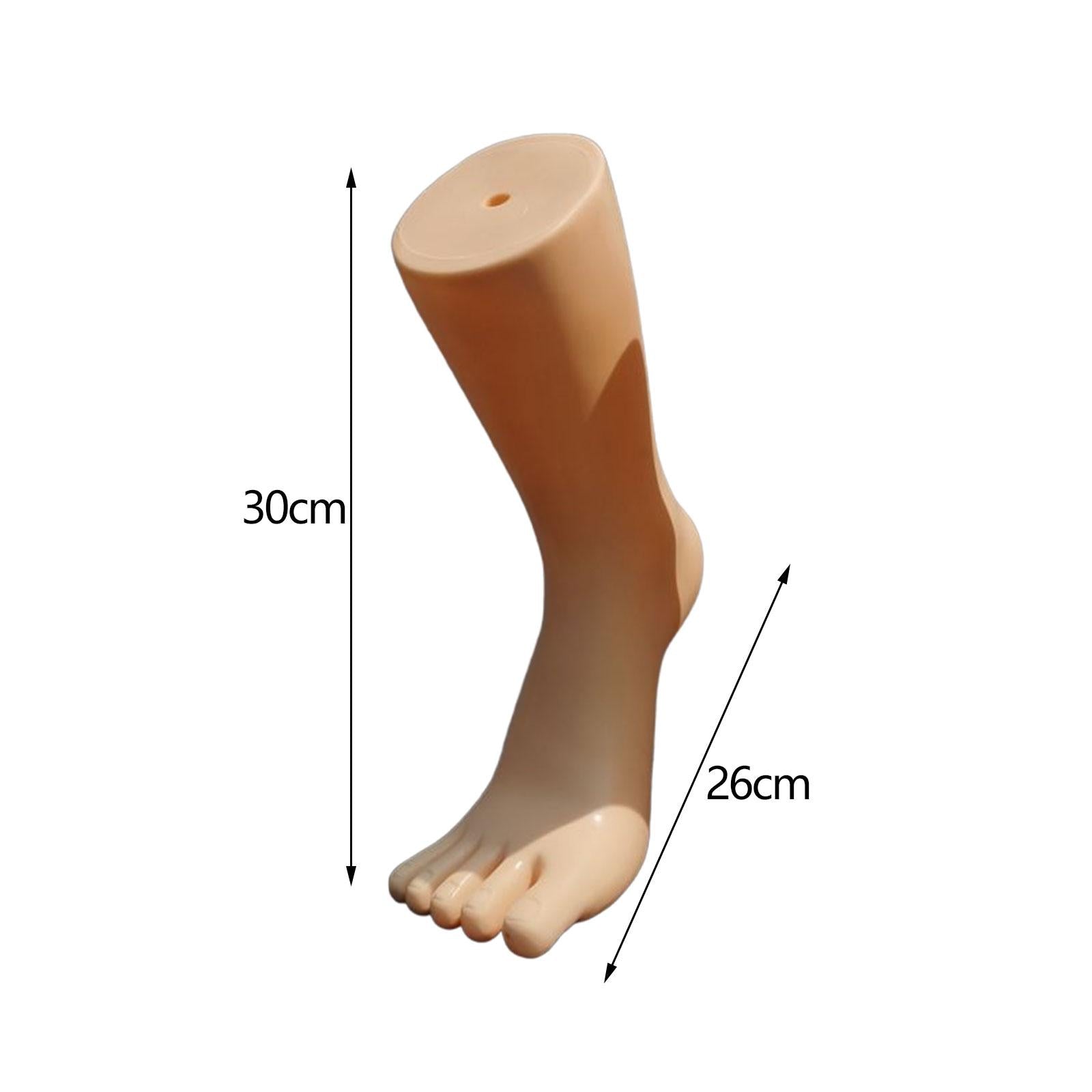 Mannequin Feet Model Shoes Displays Model Sock Display for Shop Socks Chains skin color right