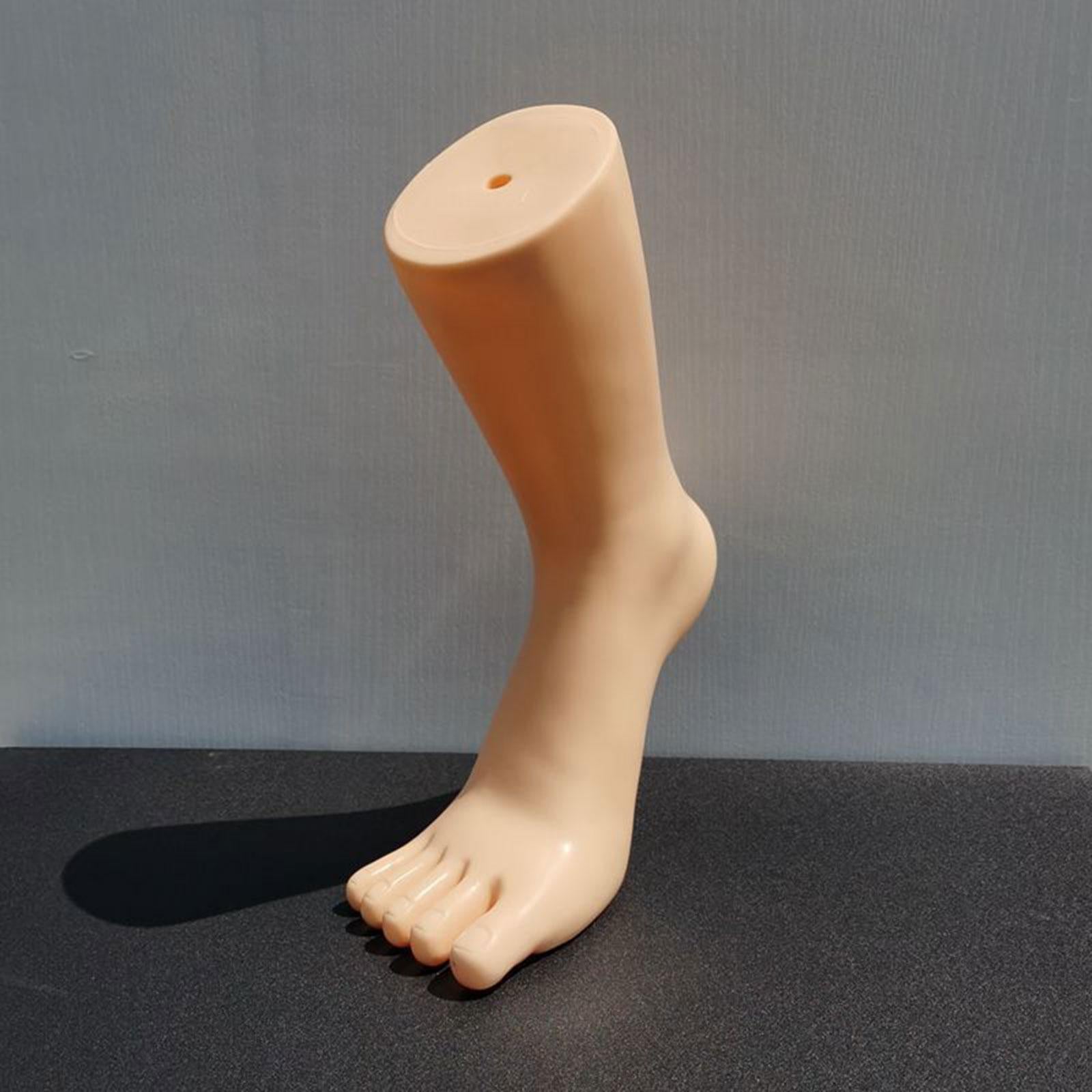Mannequin Feet Model Shoes Displays Model Sock Display for Shop Socks Chains skin color right