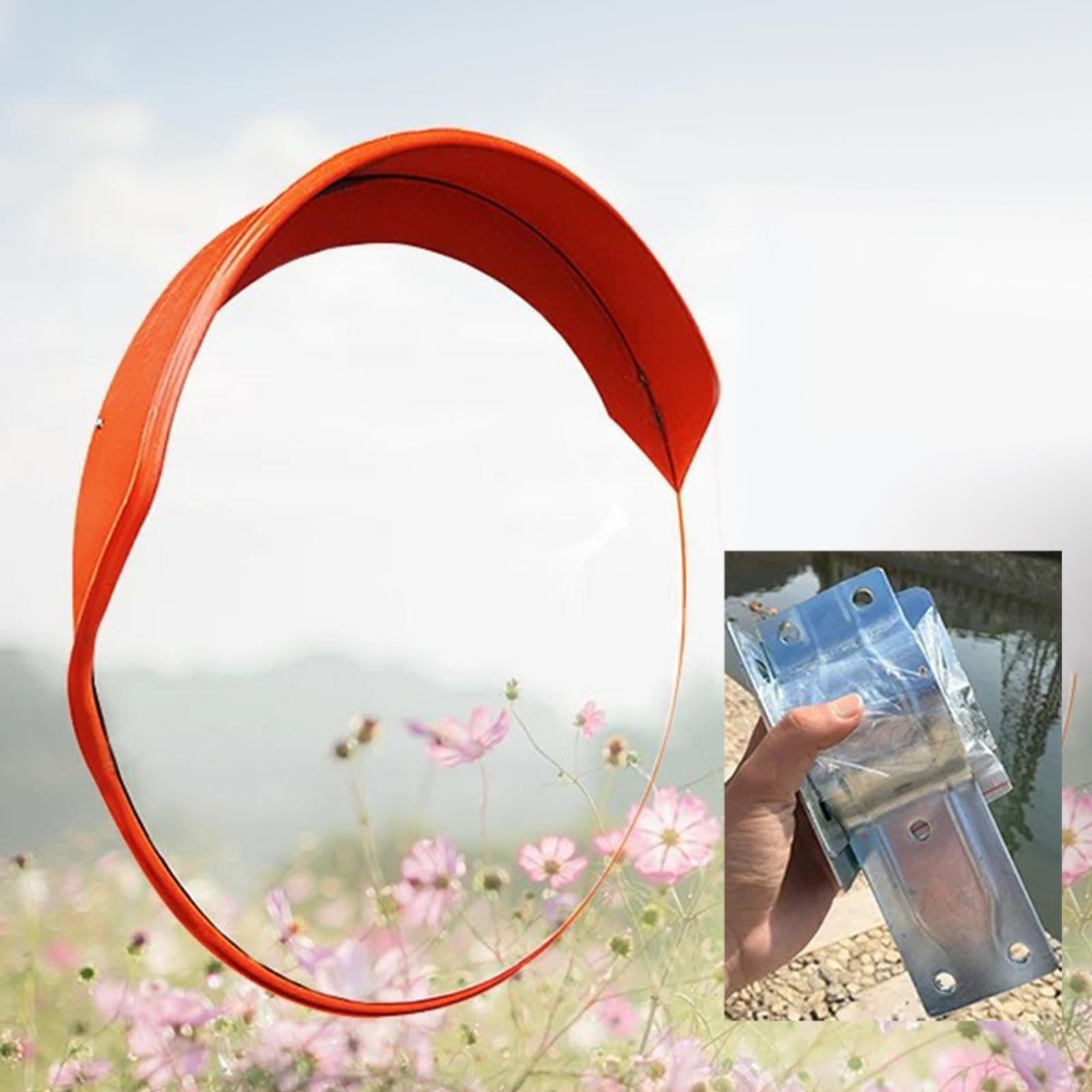 Convex Mirror Safety Curved Safety Mirror Warehouse Wide Angle Corner Mirror 45cm outdoor