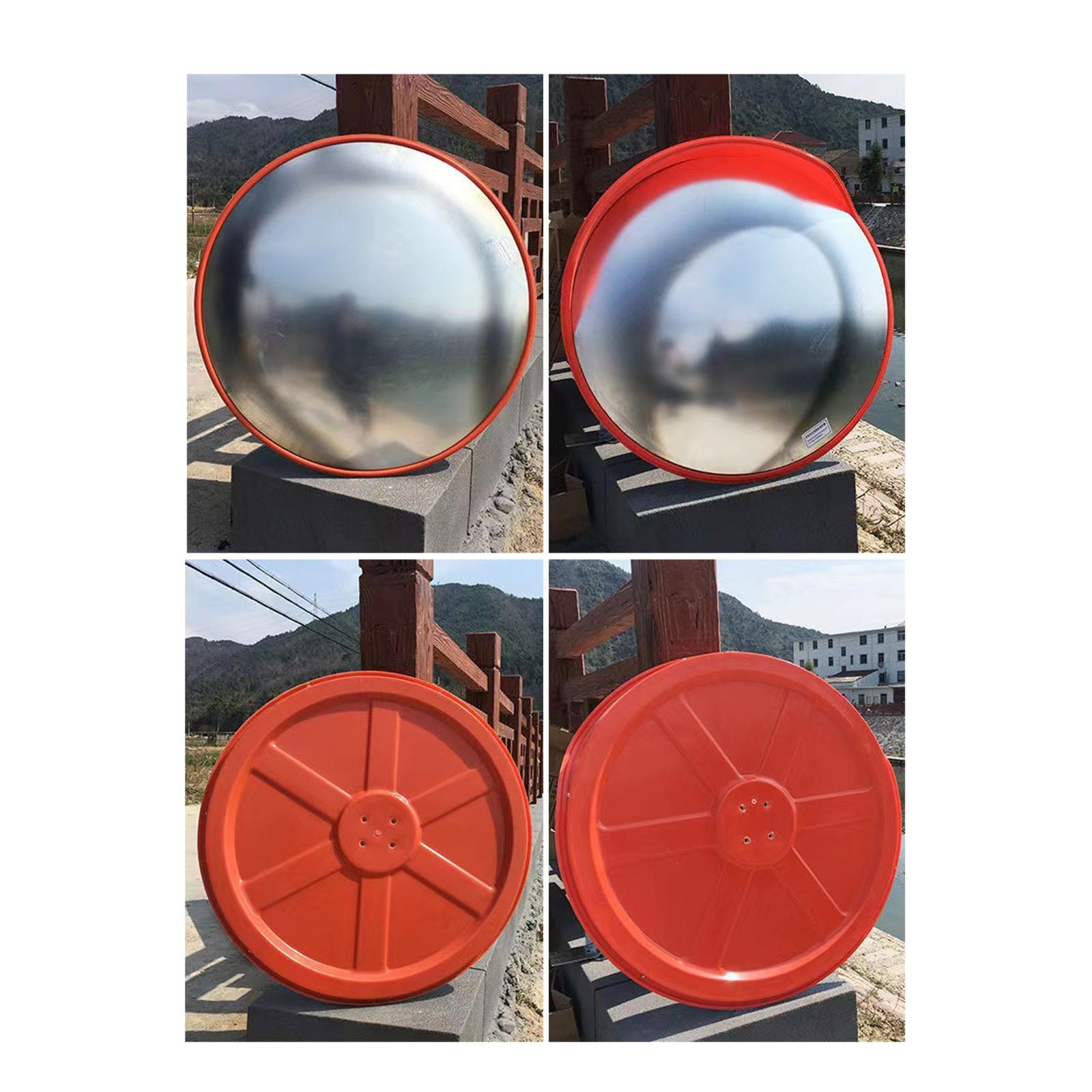 Convex Mirror Safety Curved Safety Mirror Warehouse Wide Angle Corner Mirror 45cm outdoor