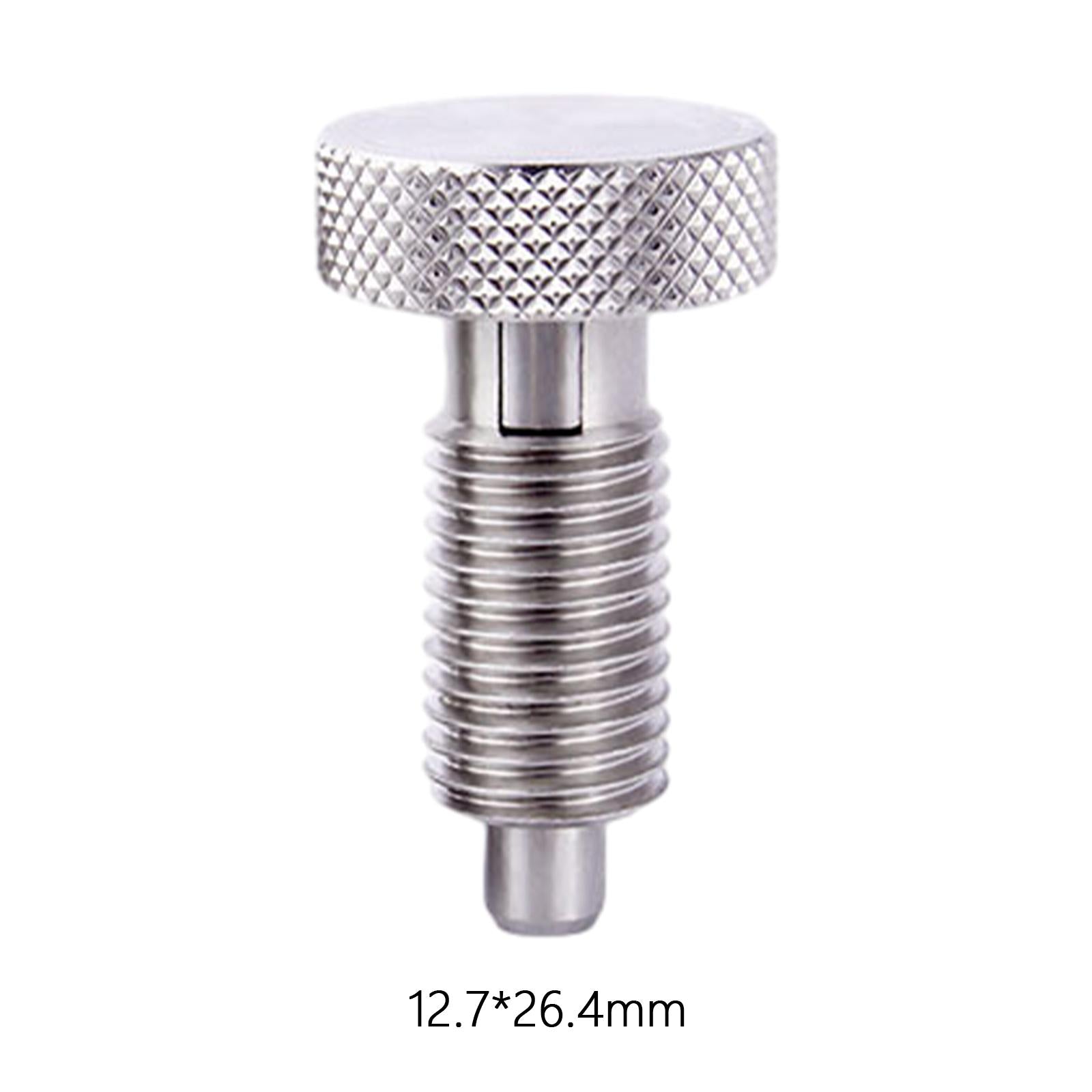 Hand Retractable Spring Plunger with Knurled Handle for Industrial Equipment M6