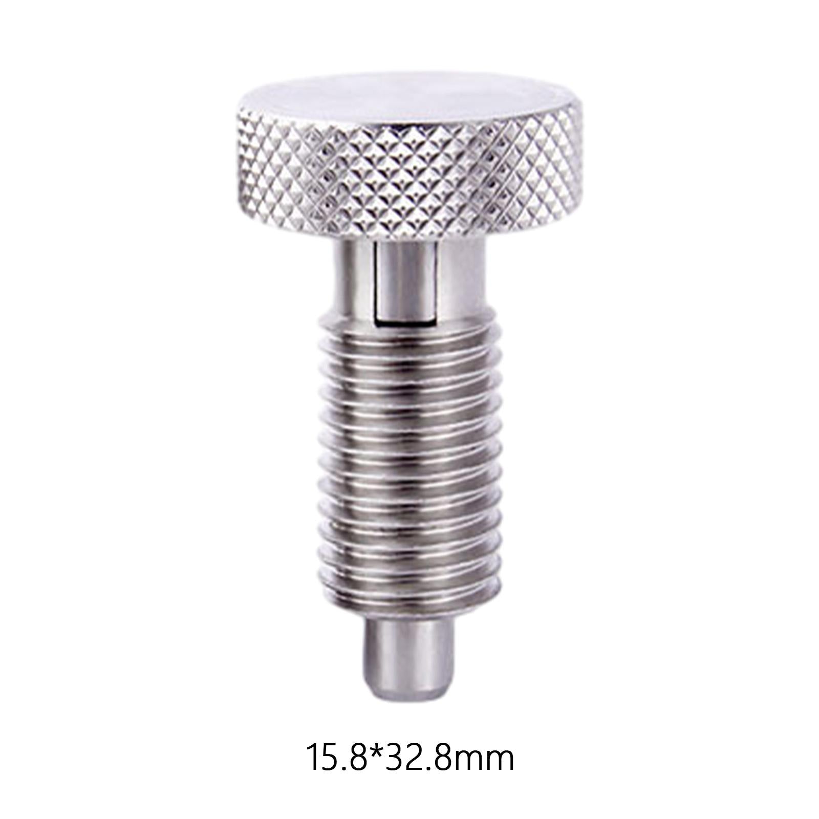 Hand Retractable Spring Plunger with Knurled Handle for Industrial Equipment M8