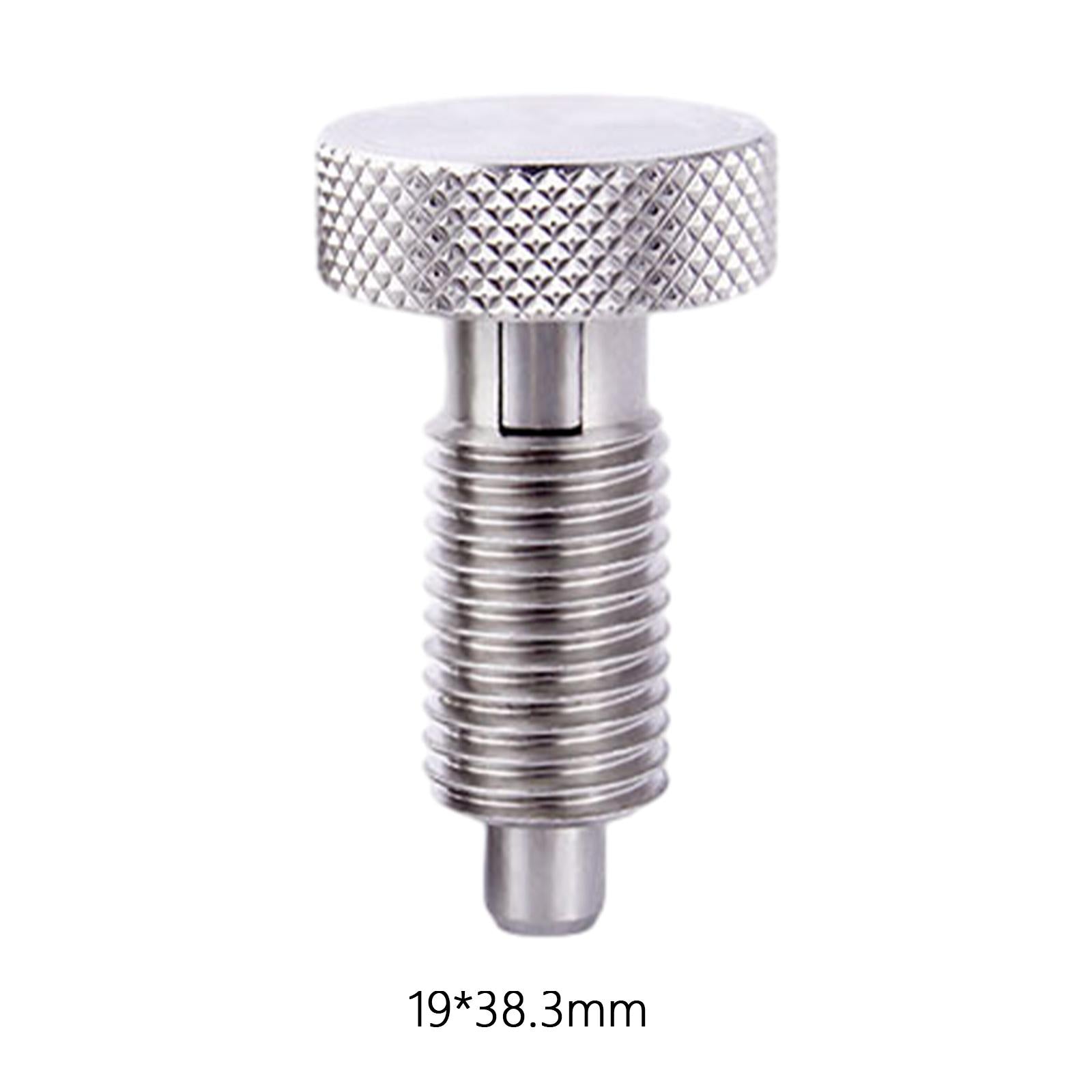 Hand Retractable Spring Plunger with Knurled Handle for Industrial Equipment M10