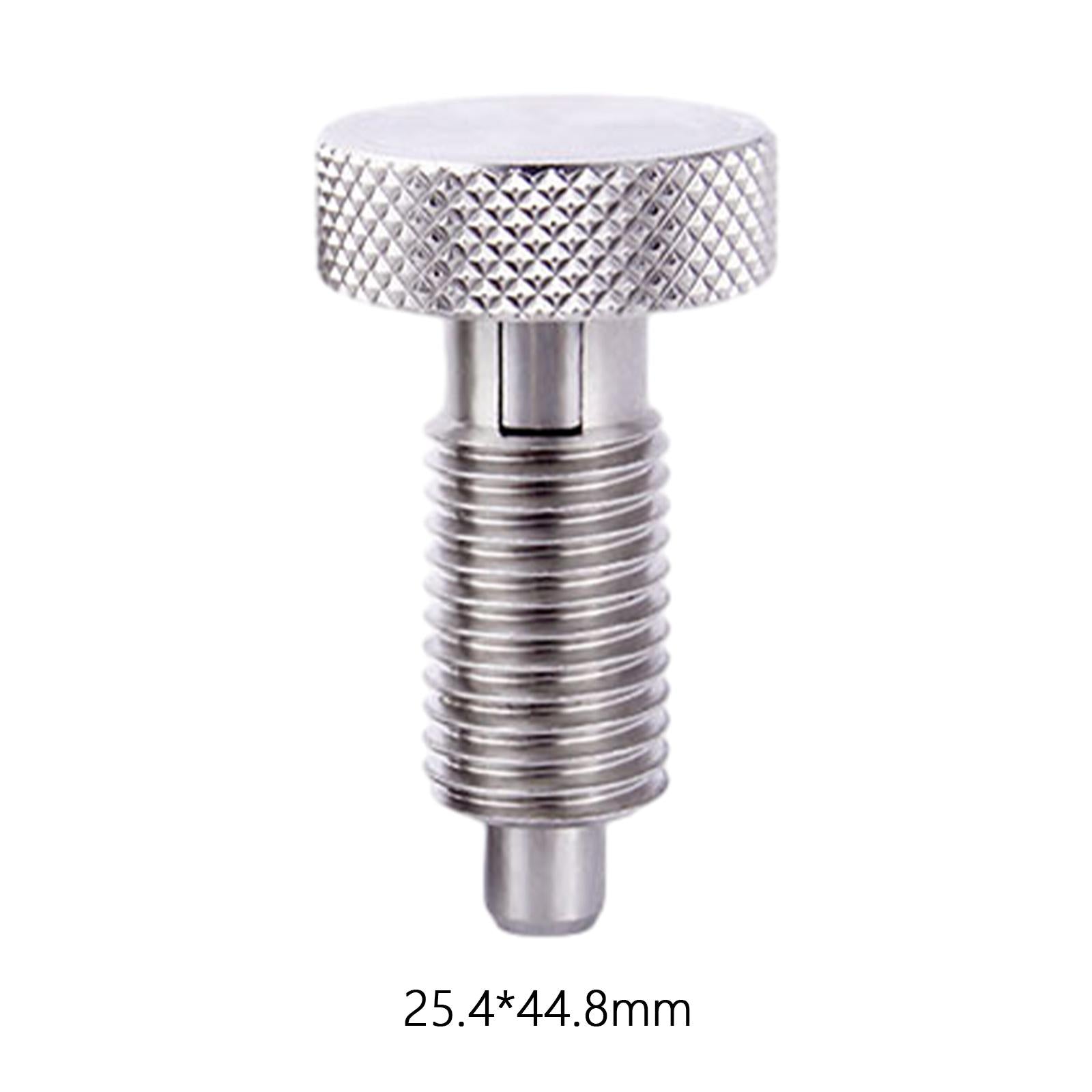 Hand Retractable Spring Plunger with Knurled Handle for Industrial Equipment M12