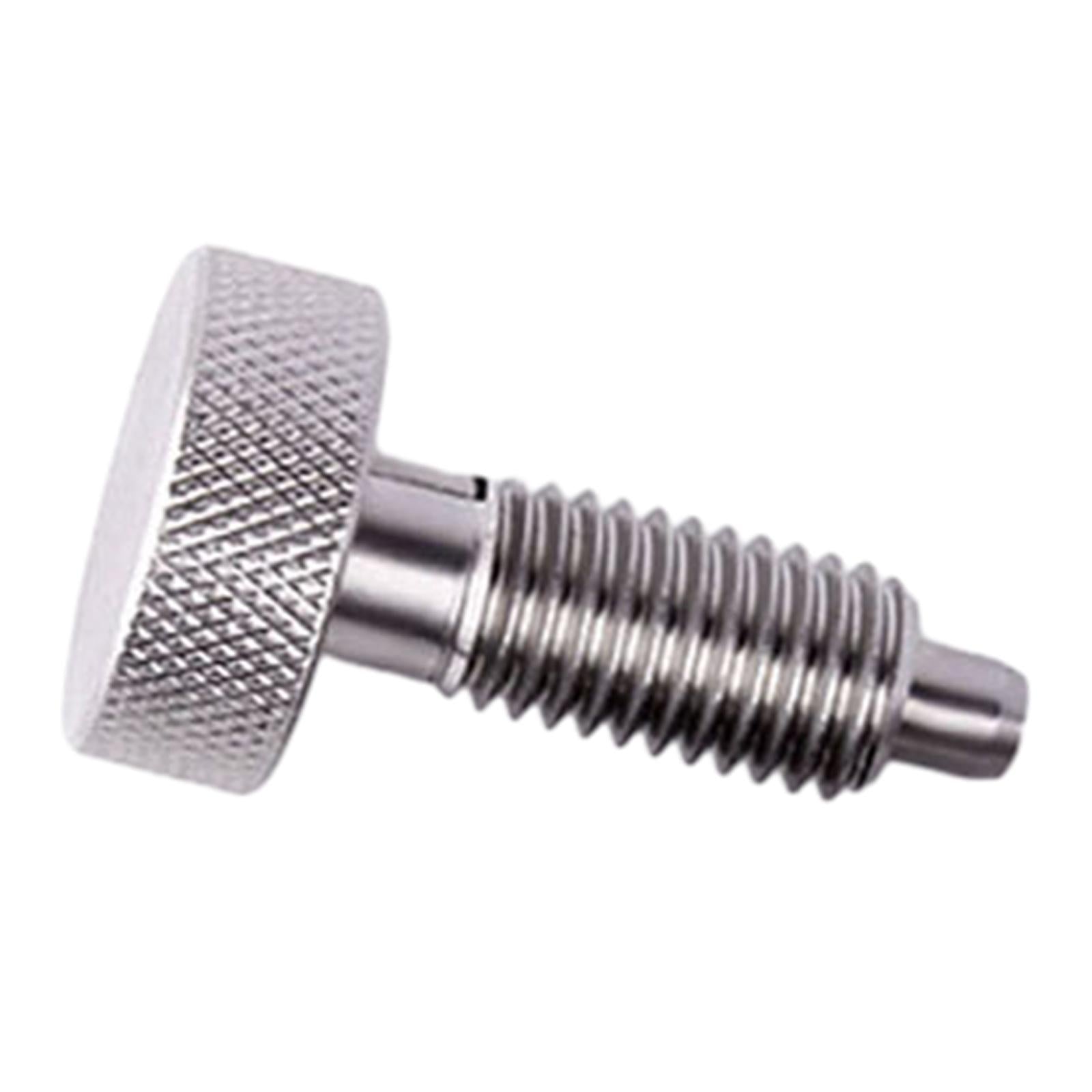 Hand Retractable Spring Plunger with Knurled Handle for Industrial Equipment M16