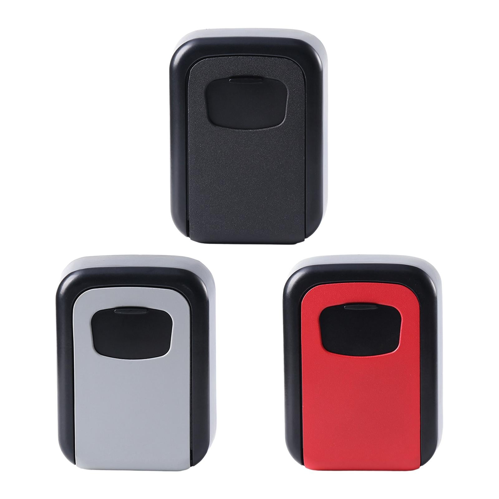 Key Cabinet Organizer Wall Mounted Key Lock Box for Digital Realtors Outside Black