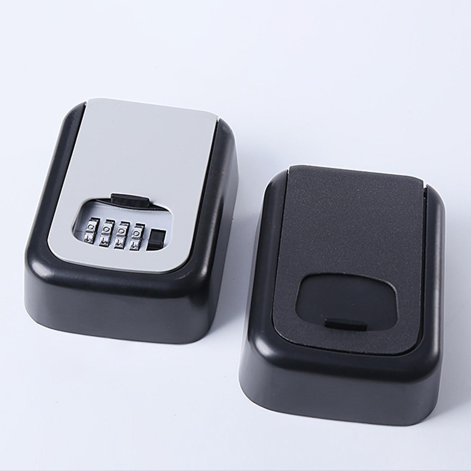 Key Cabinet Organizer Wall Mounted Key Lock Box for Digital Realtors Outside Black