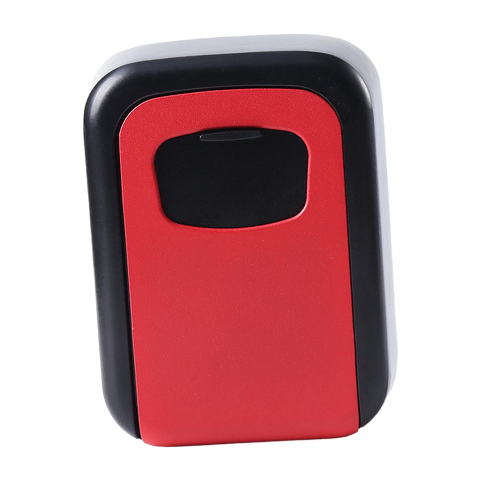 Key Cabinet Organizer Wall Mounted Key Lock Box for Digital Realtors Outside Red