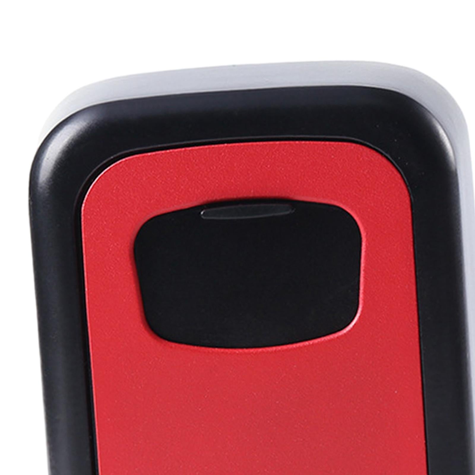 Key Cabinet Organizer Wall Mounted Key Lock Box for Digital Realtors Outside Red
