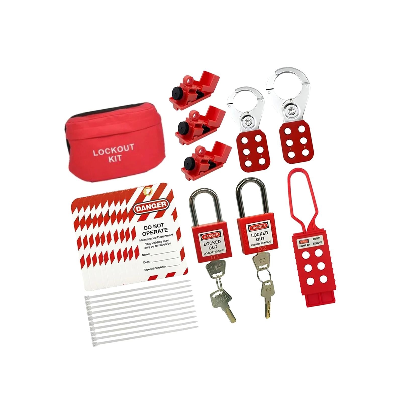 29x Electrical Tag Out Kits for Lock Stations Air Source Switch