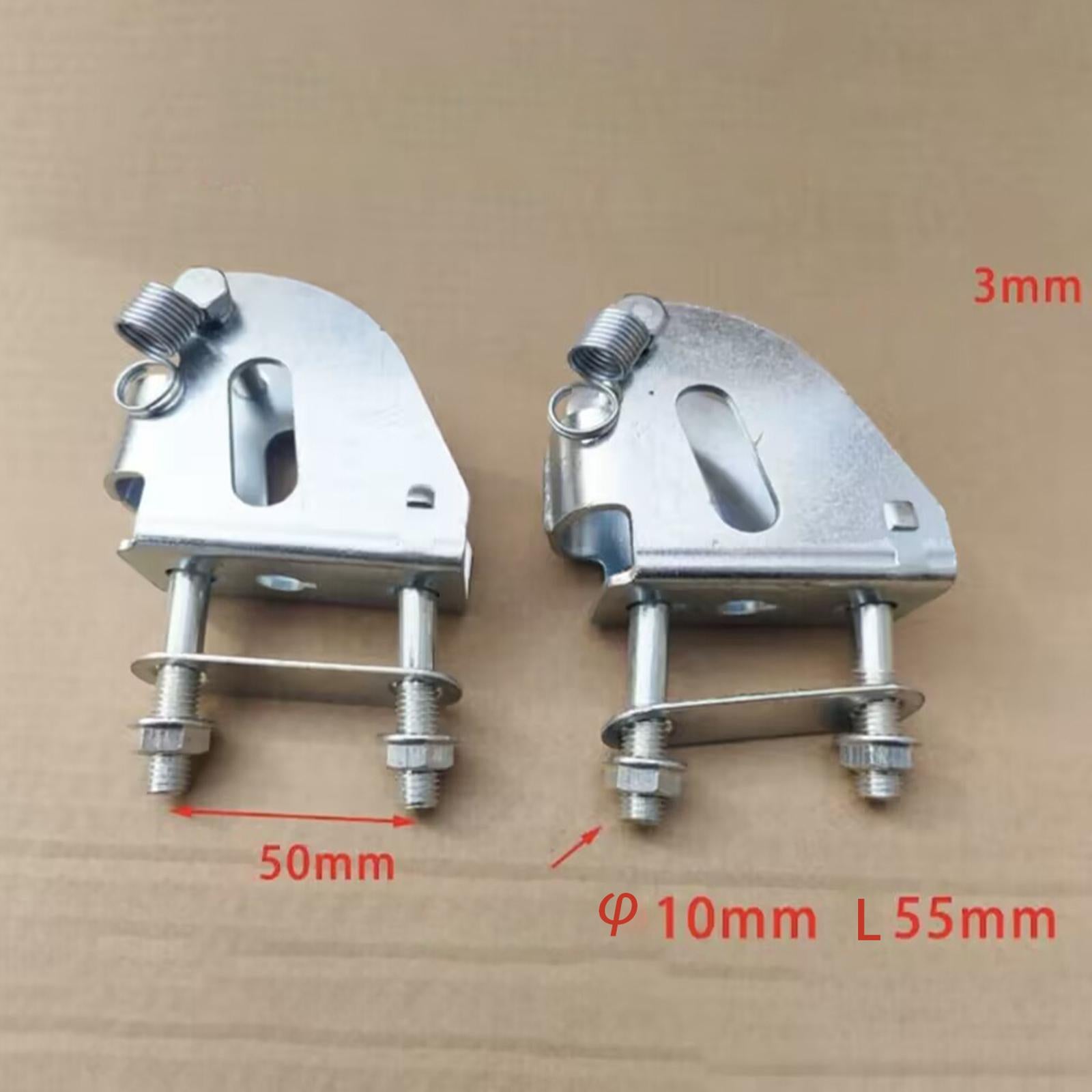 Foldable Push Hand Cart Base Hinge Sturdy for Rolling Trolley Cart Parts Accs With Mounting Screws