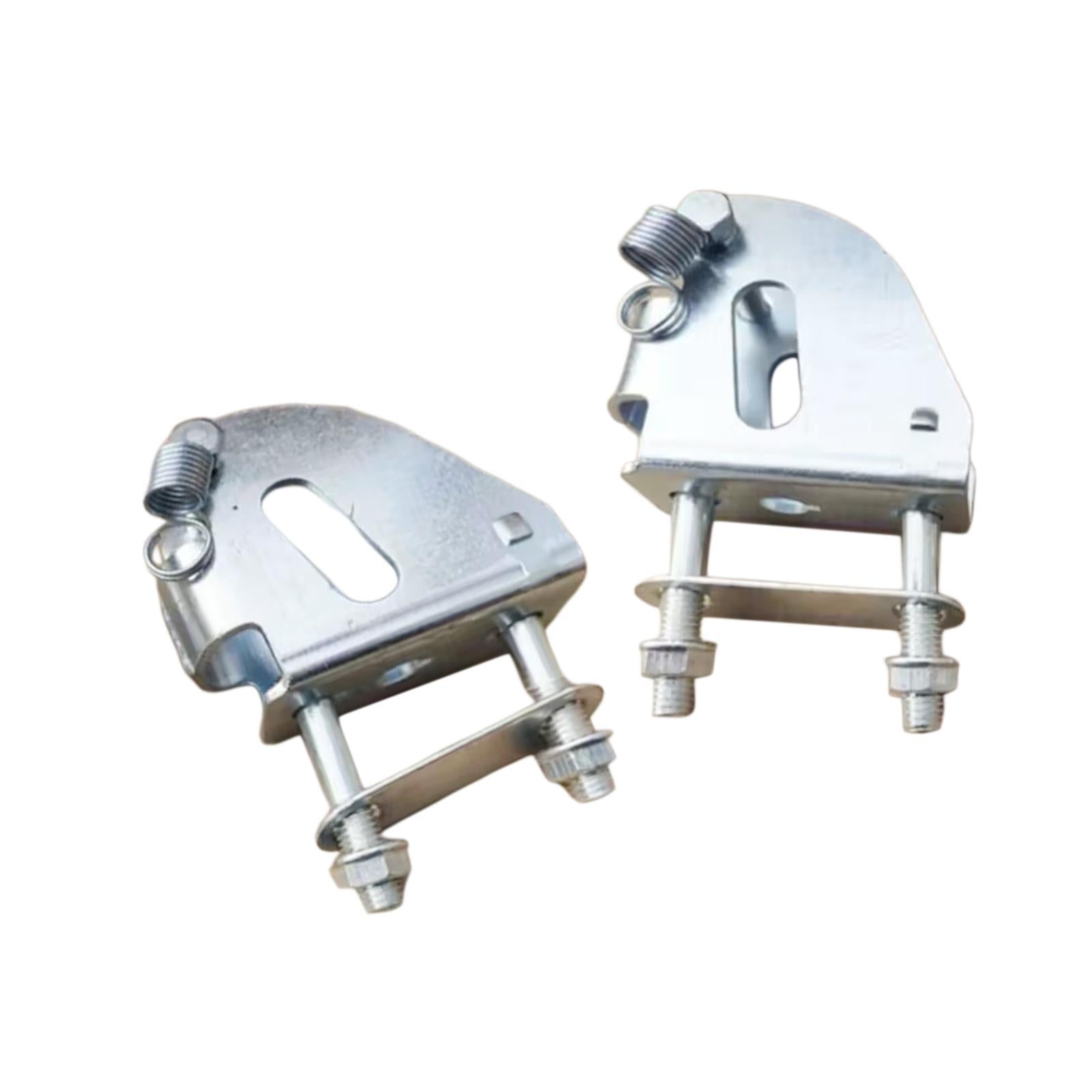 Foldable Push Hand Cart Base Hinge Sturdy for Rolling Trolley Cart Parts Accs With Mounting Screws