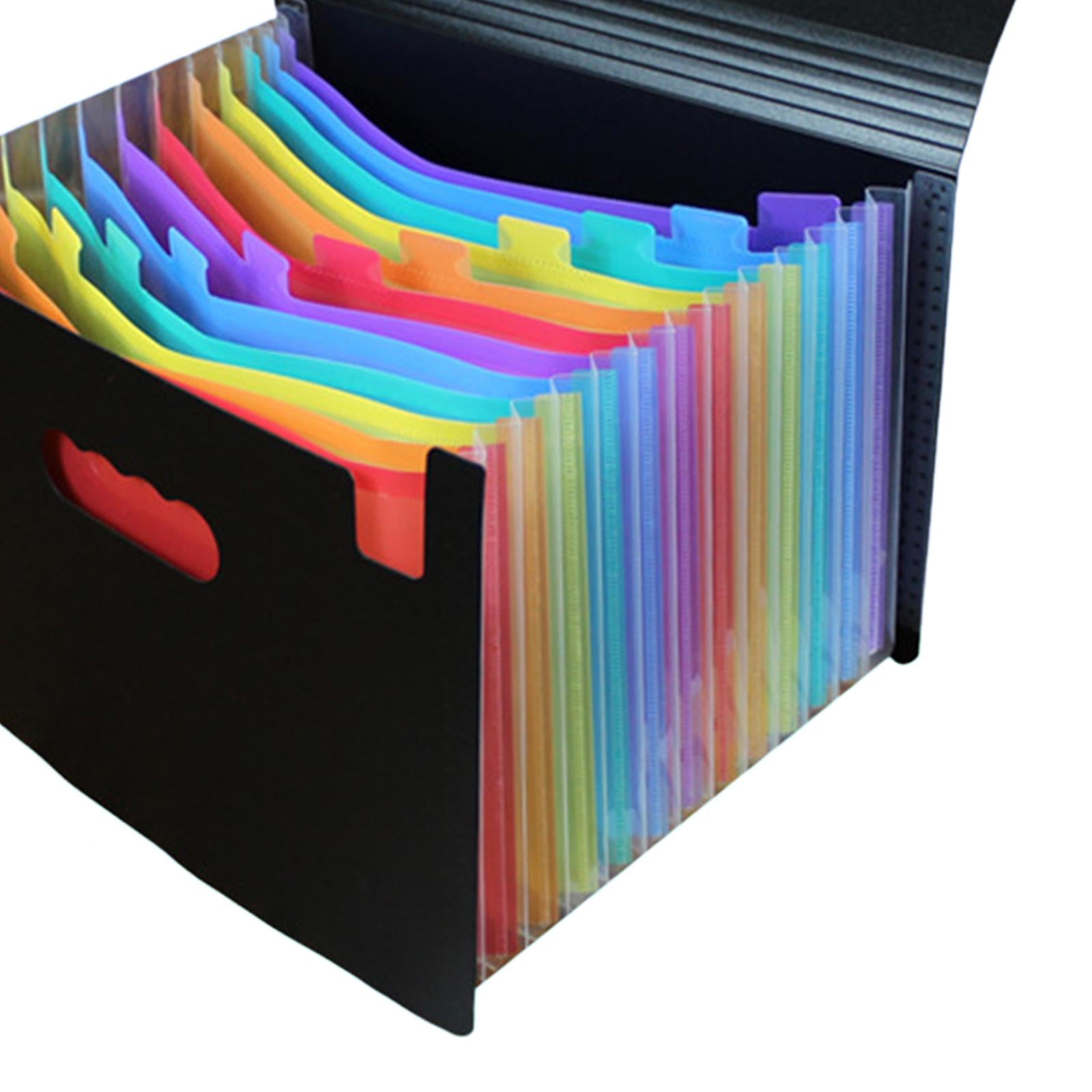 Expanding File Pockets Expanding Organizer File Folder School File Organizer Colorful 13 Pockets