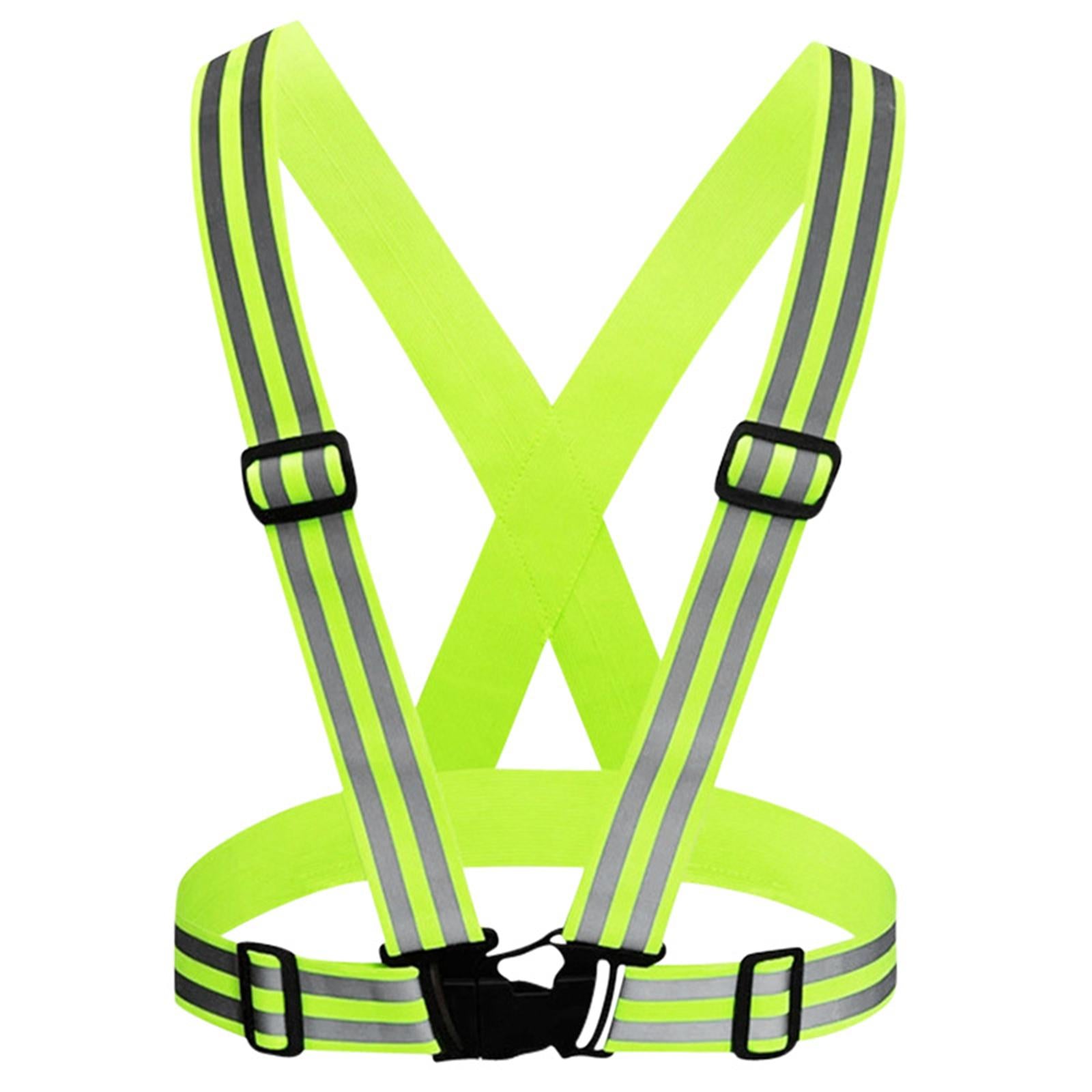 High Visibility Reflective Strap Lightweight Strap Gear for Workers Walking Style A
