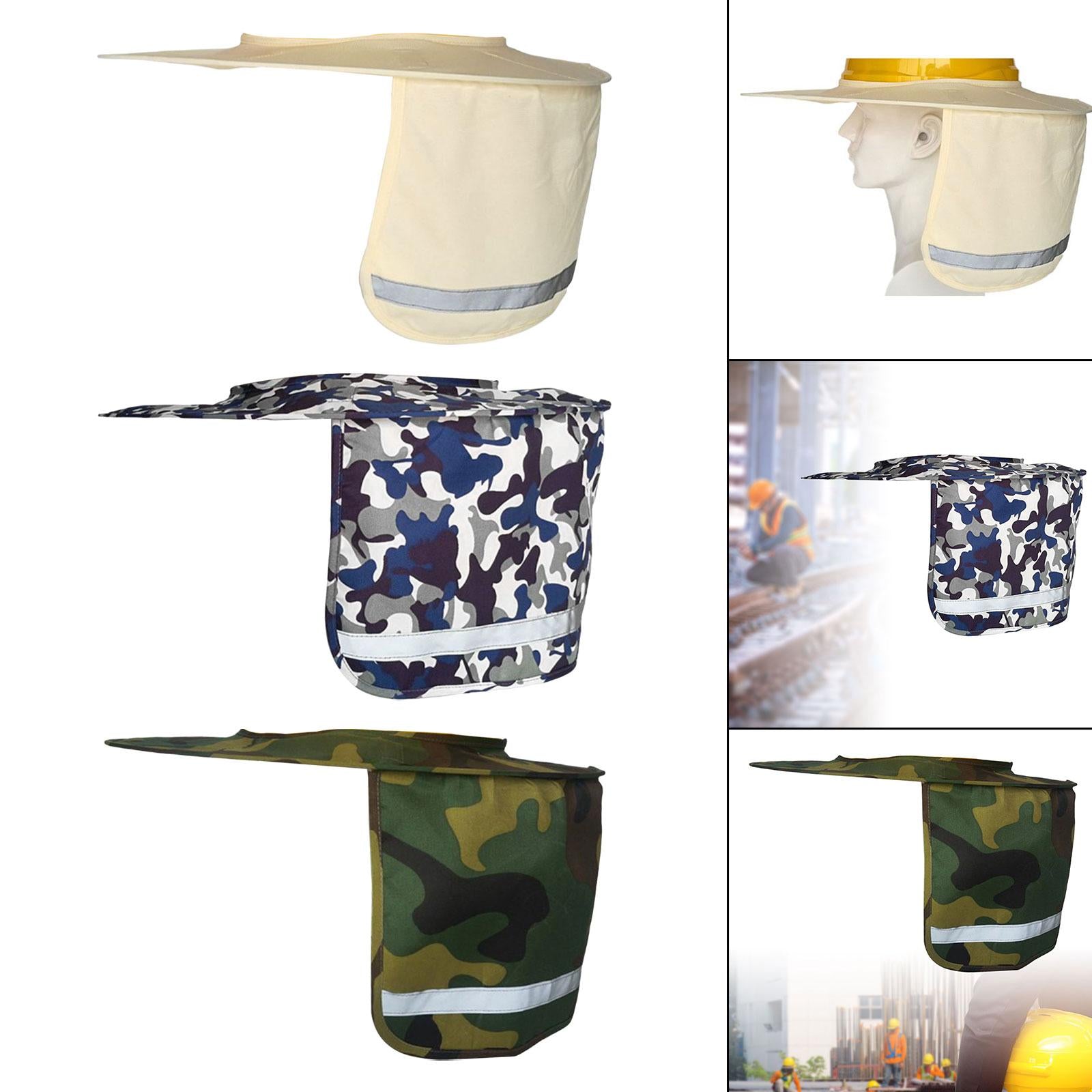 Neck Sunshade Cover Cover Reflective Strip Cap Cover for Golf Fishing Tennis beige